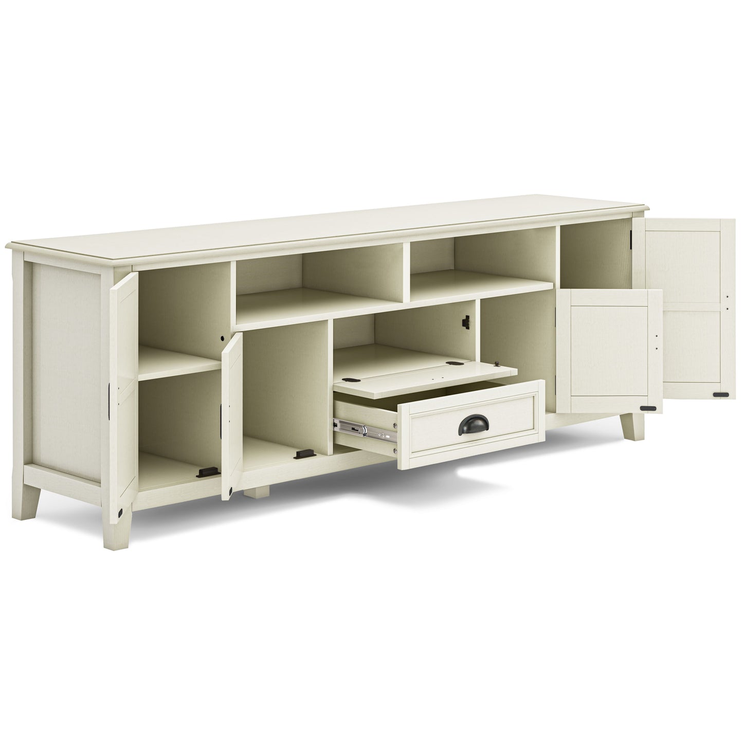 Burlington - TV Media Stand - Antique White