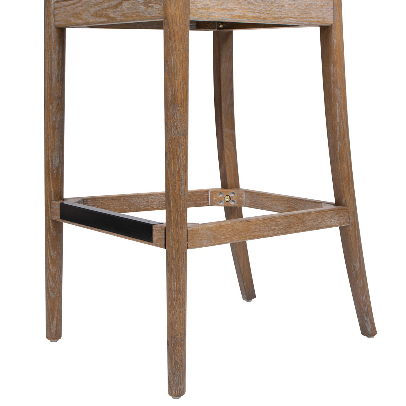 Panama - Curved Back Cane Bar Stool (Set of 2) - Ivory White