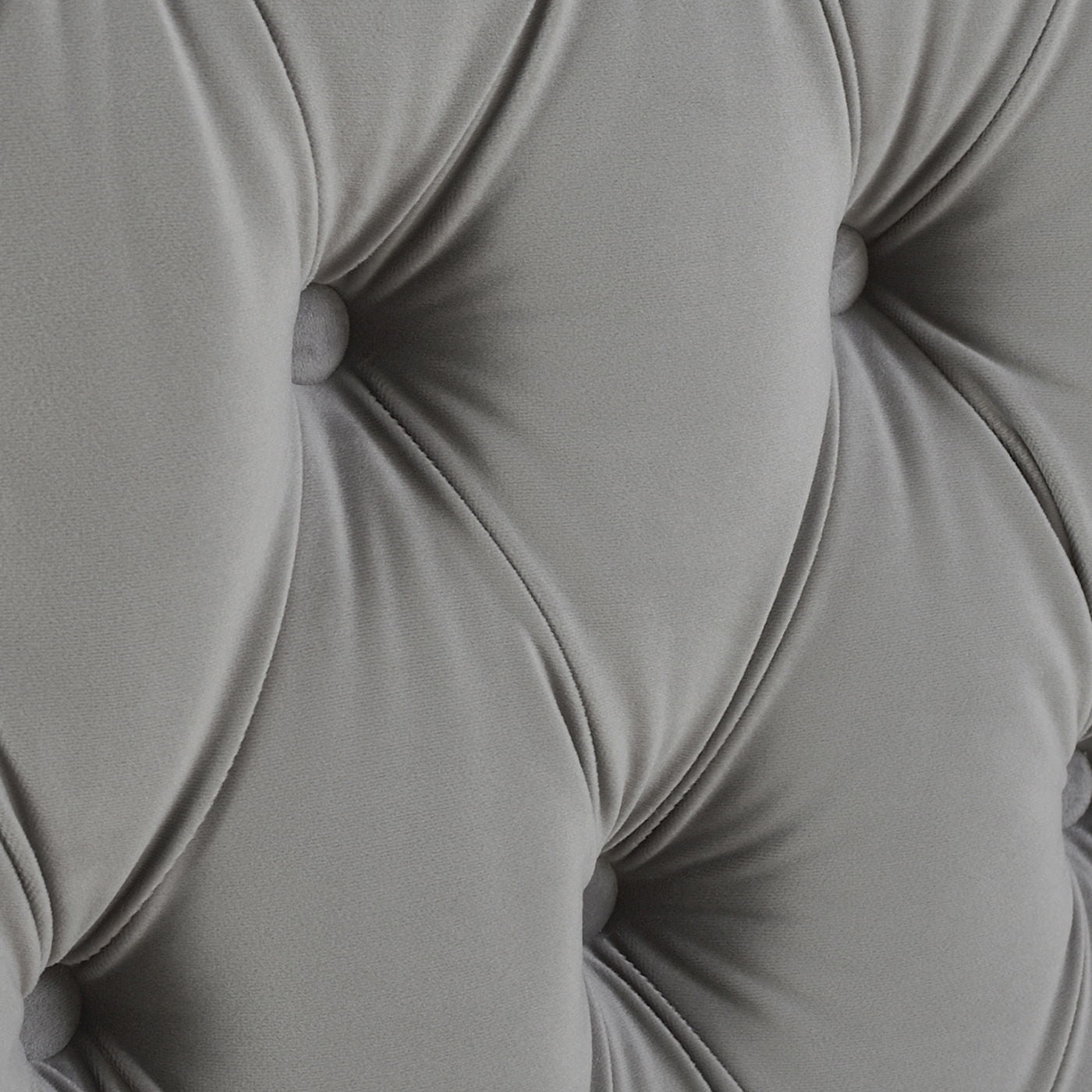 Brooklyn - Queen Tufted Panel Bed Headboard And Footboard Set - Opal Gray