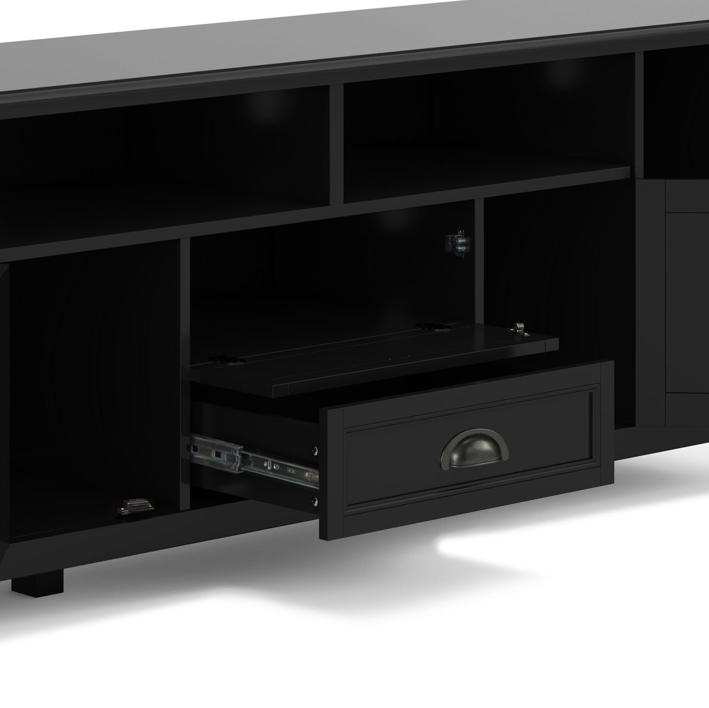 Burlington - TV Media Stand - Black