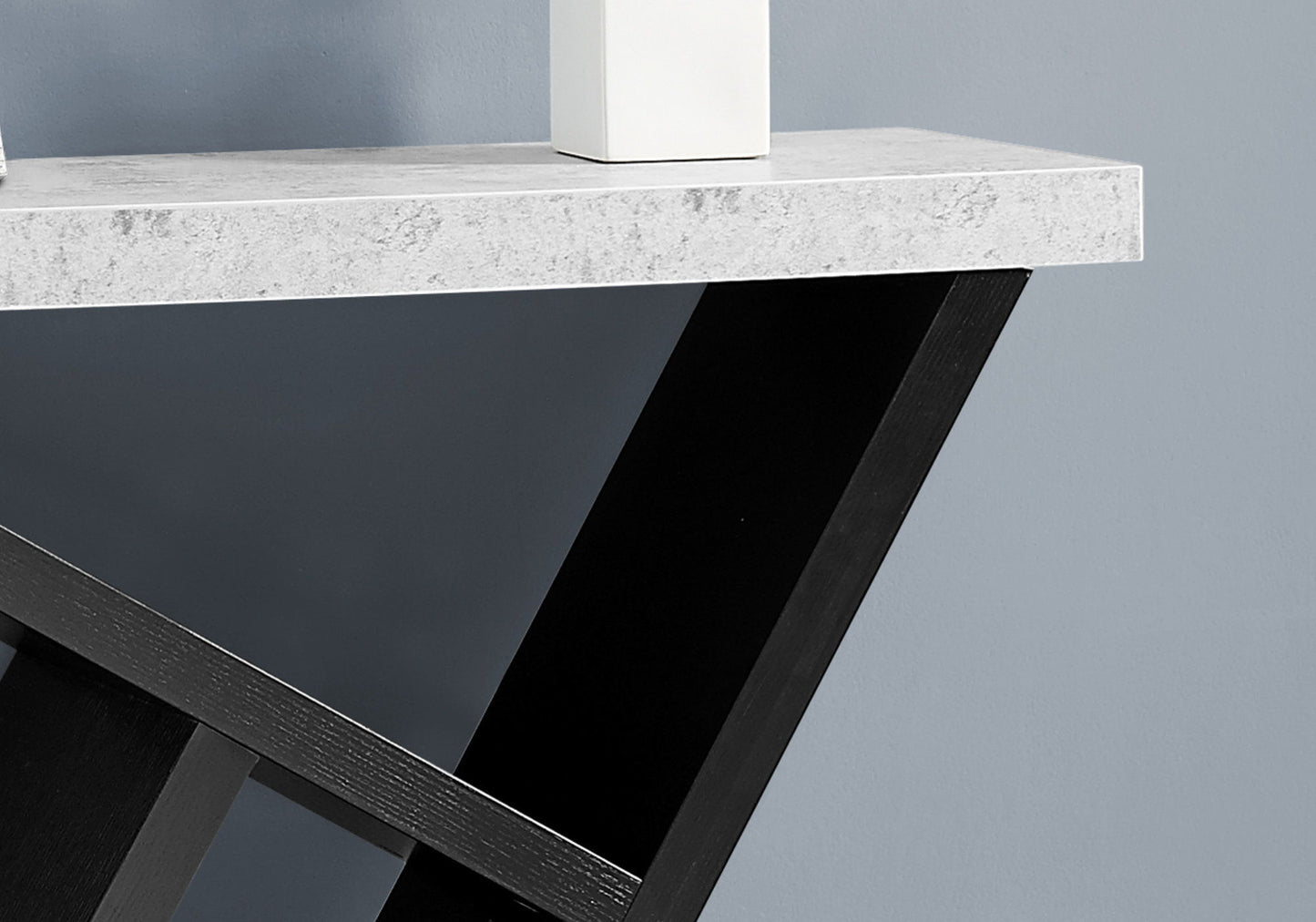 Accent Console Table For Entryway, Contemporary And Modern - Black