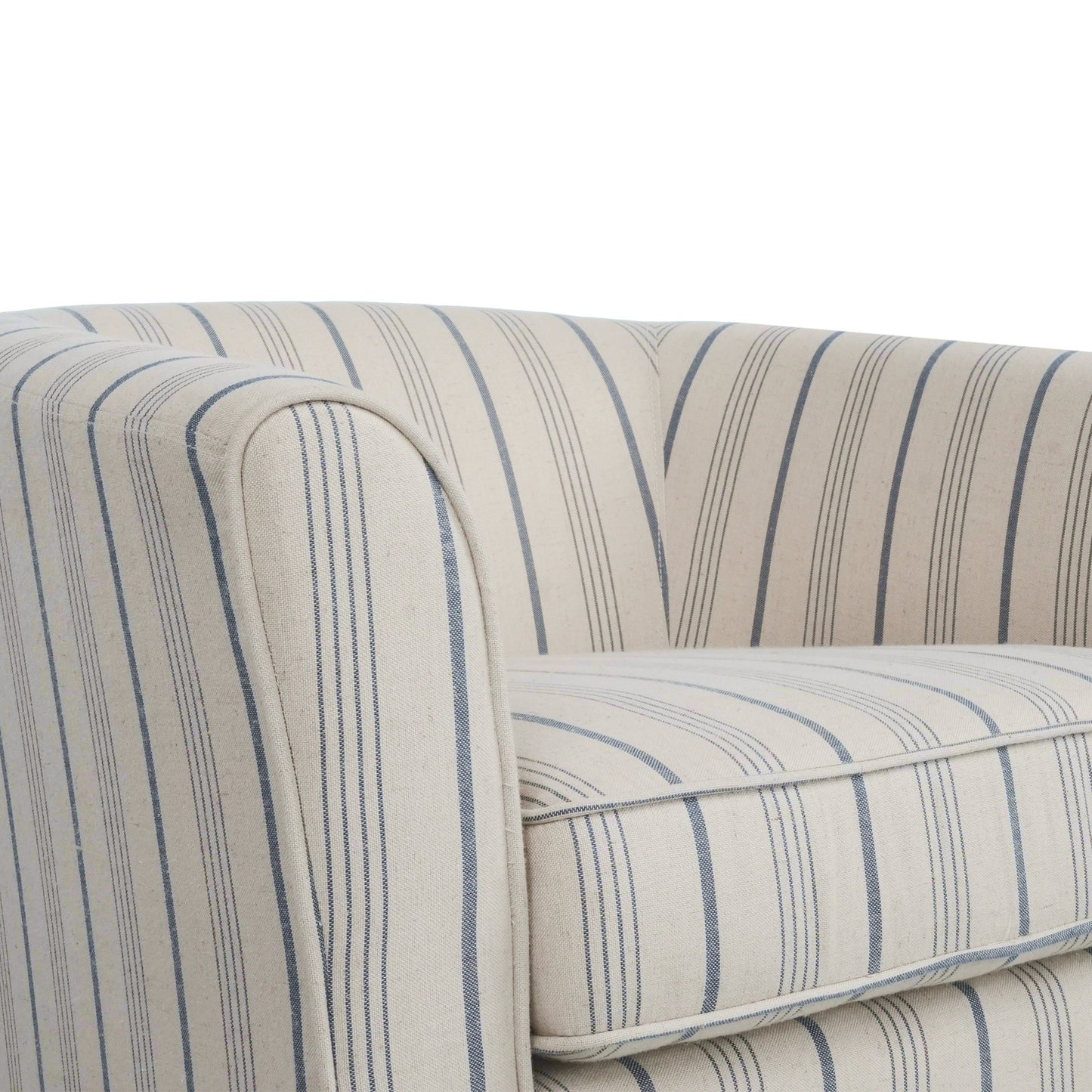 Zeniqua - Upholstered Swivel Chair With Loose Cover - Multi