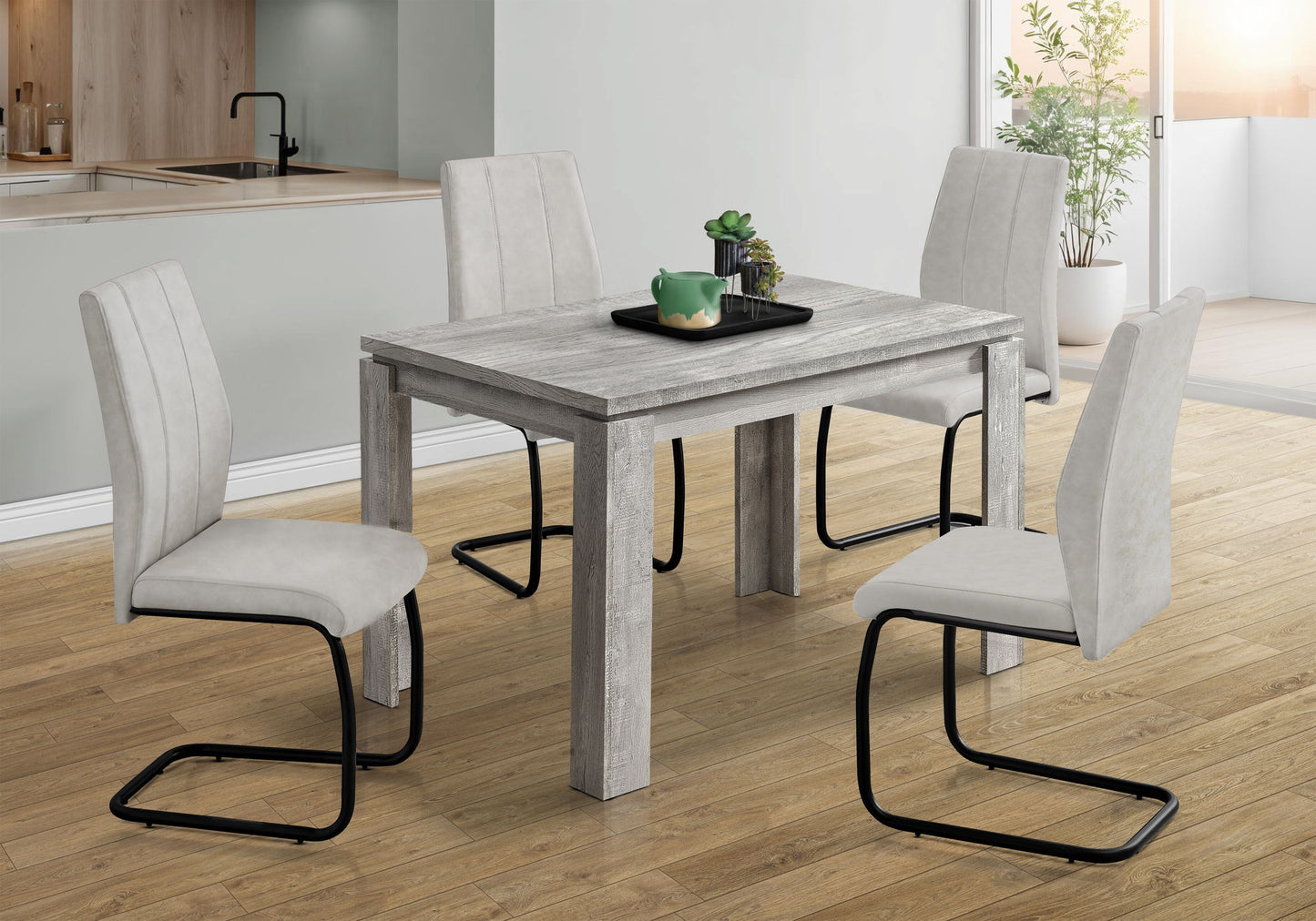 Rectangular Small Dining TableContemporary & Modern - Gray