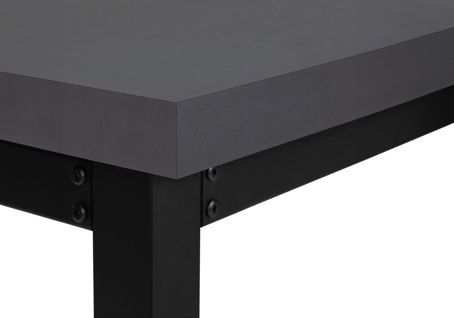 Computer Desk, Home Office, Standing, Adjustable, Laptop, Contemporary & Modern - Gray