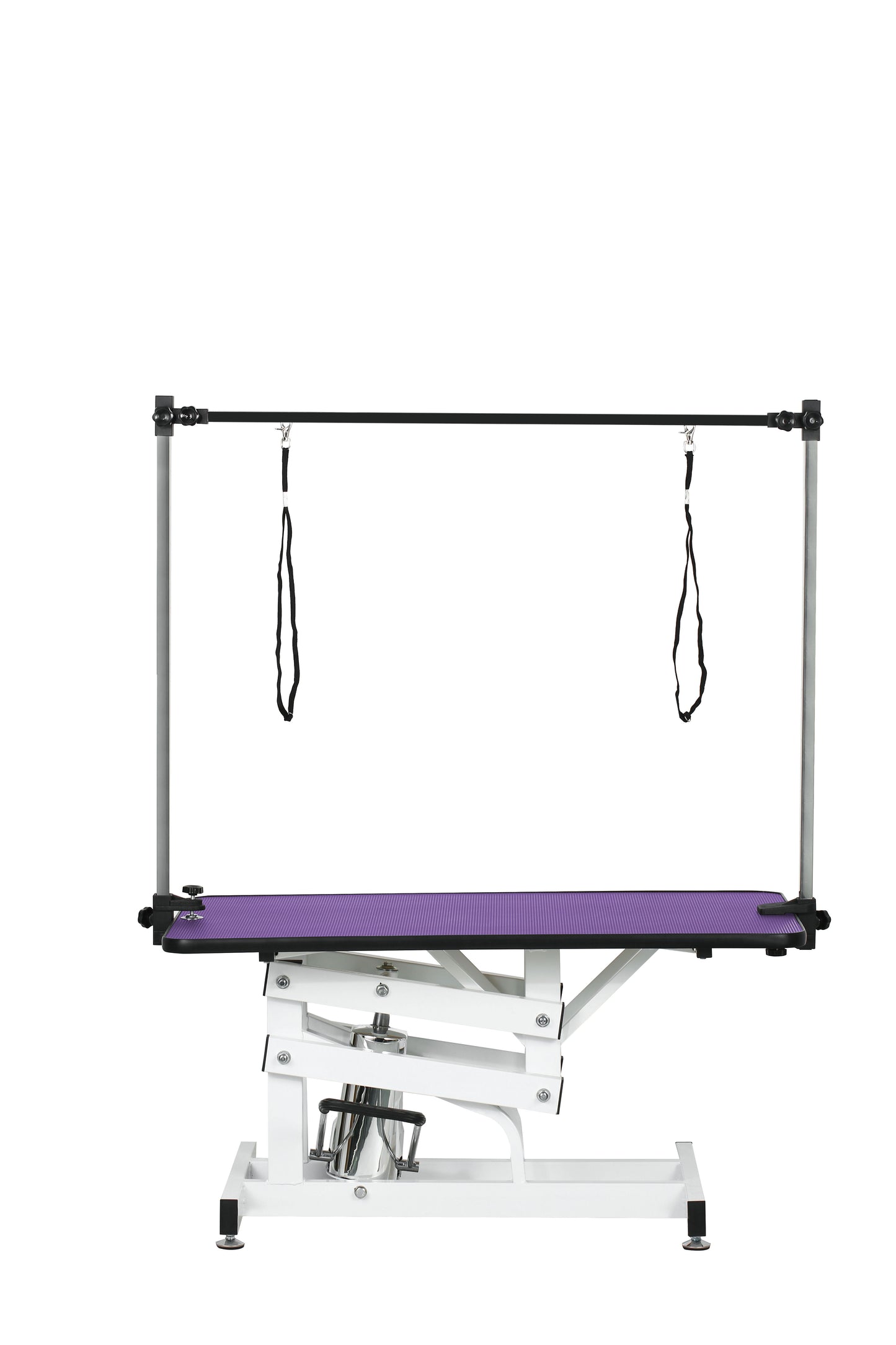 Hydraulic Pet Grooming Table With"H" Arm - Purple