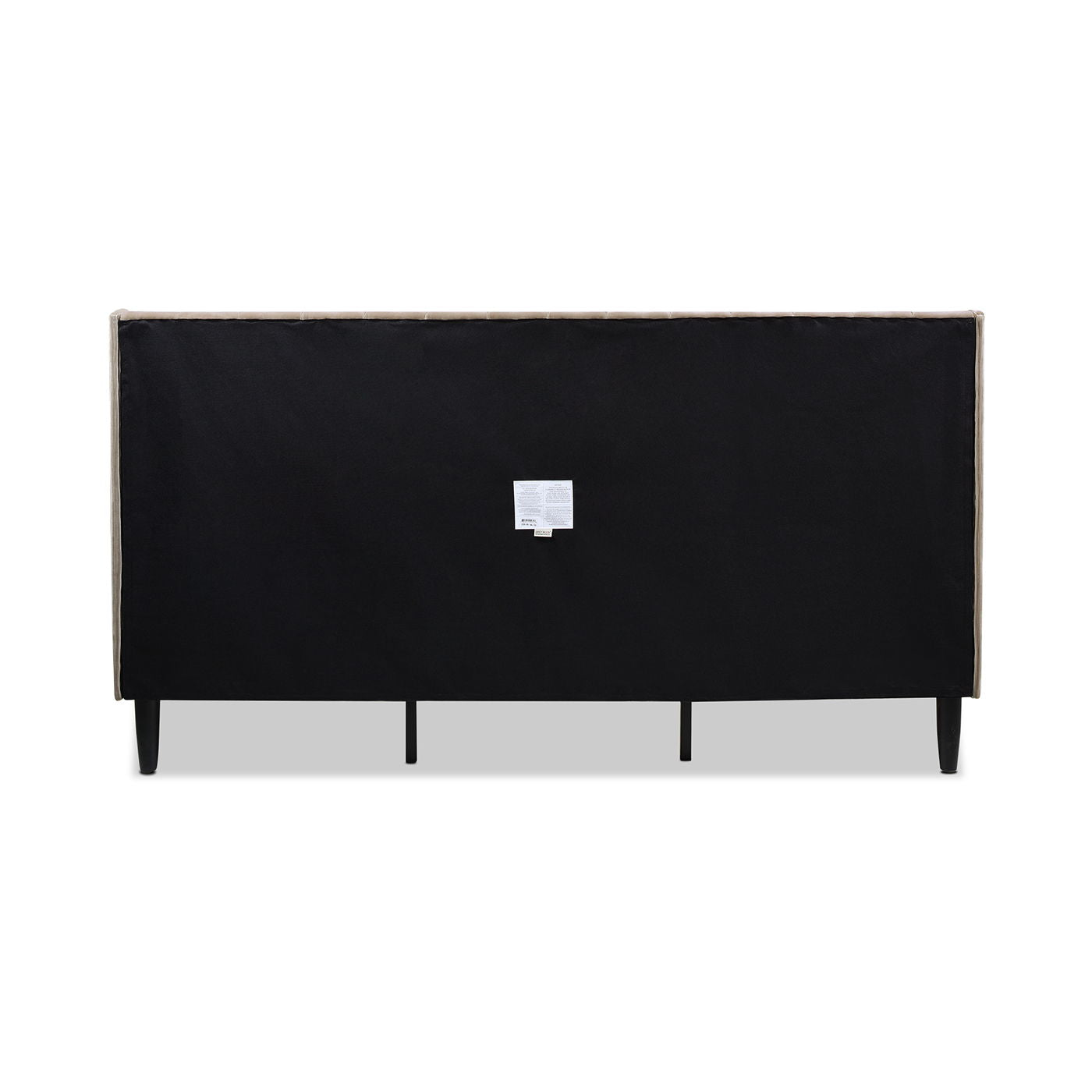 Aspen - King Vertical Tufted Headboard Platform Bed Set - Mink Beige