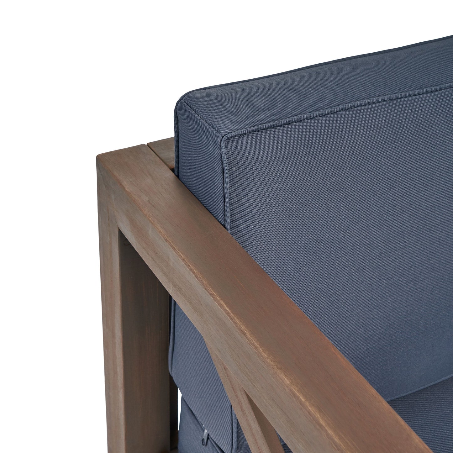 Brava - Modern Club Chair With Water Resistant Cushions - Gray