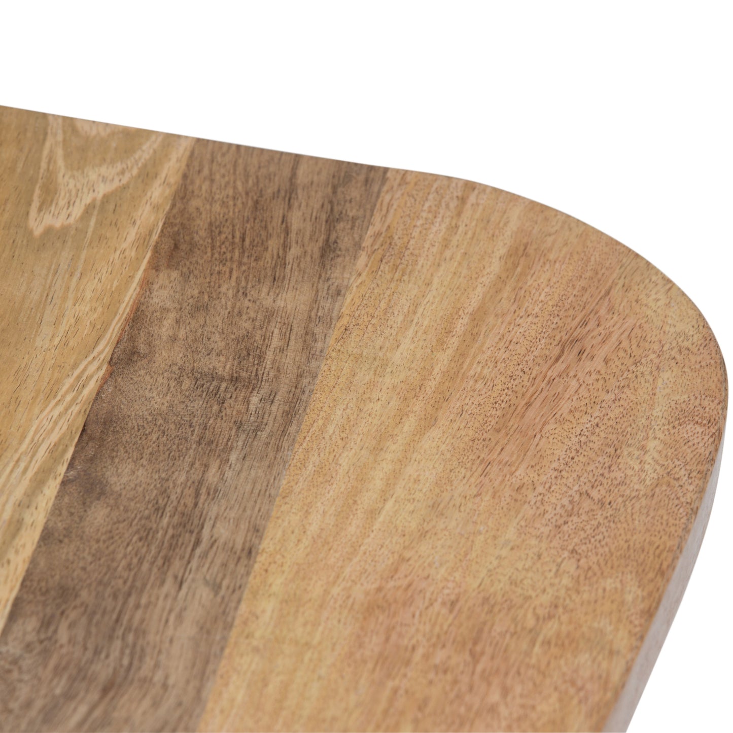 Patrice - Wood Accent Table - Natural / Gold