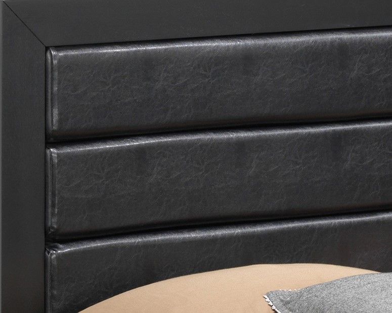 King Storage Bed - Black