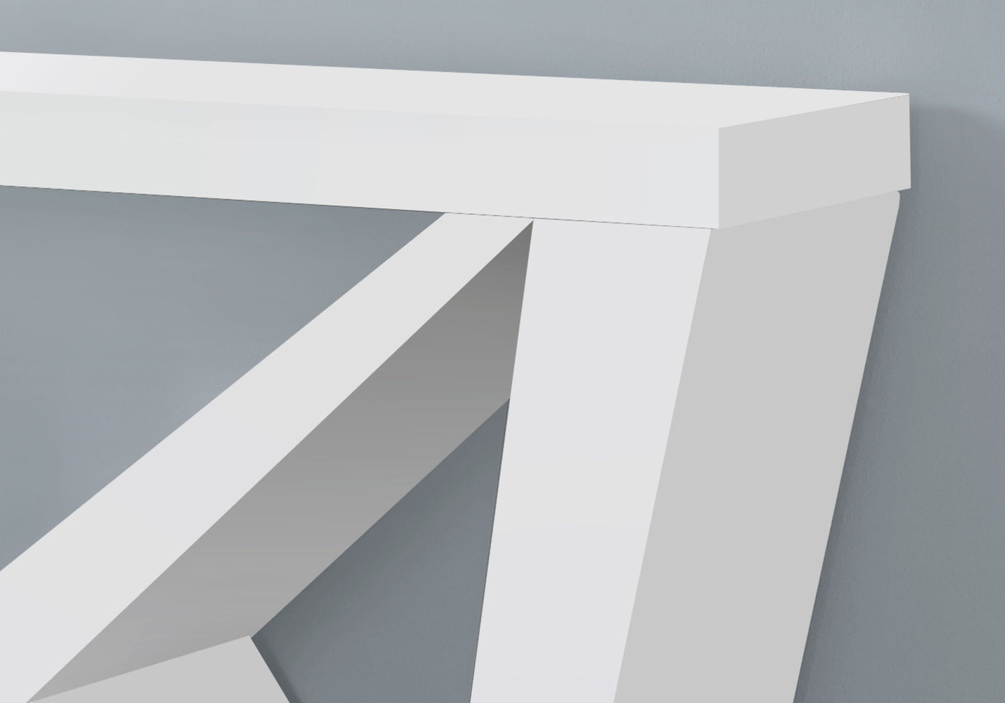Accent Console Table For Entryway - White