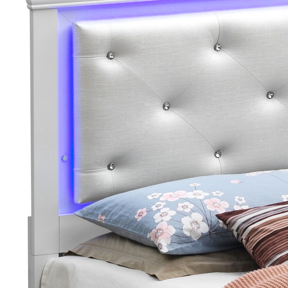 King Bed Elegant - Silver Champagne