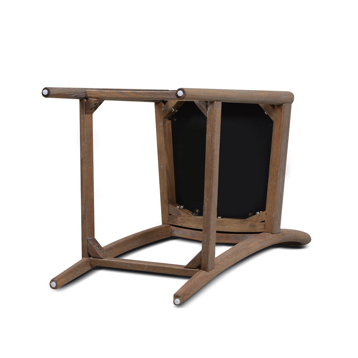Panama - Curved Back Cane Counter Stool (Set of 2) - Ivory White