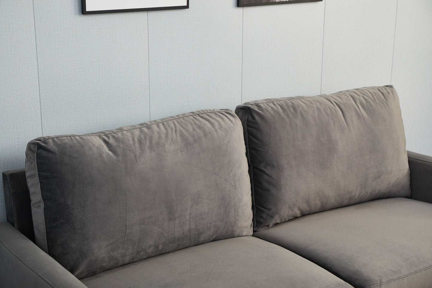 Plush Comfort Loveseat - Gray