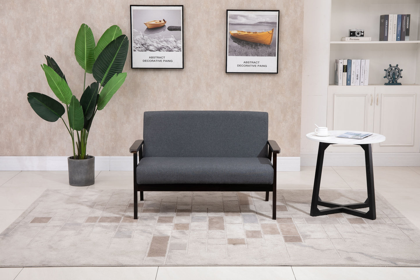 Bahamas - Loveseat - Dark Gray