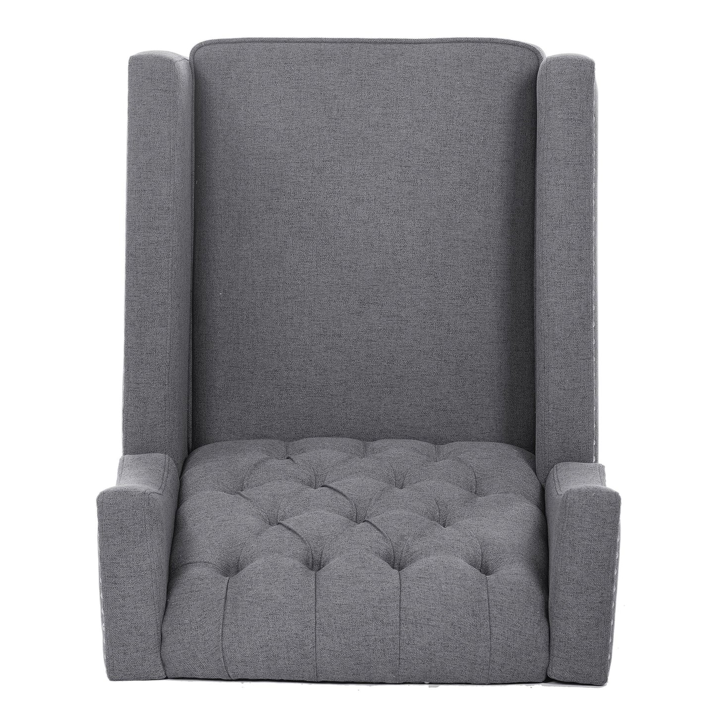 Manual Wing Chair Recliner - Gray