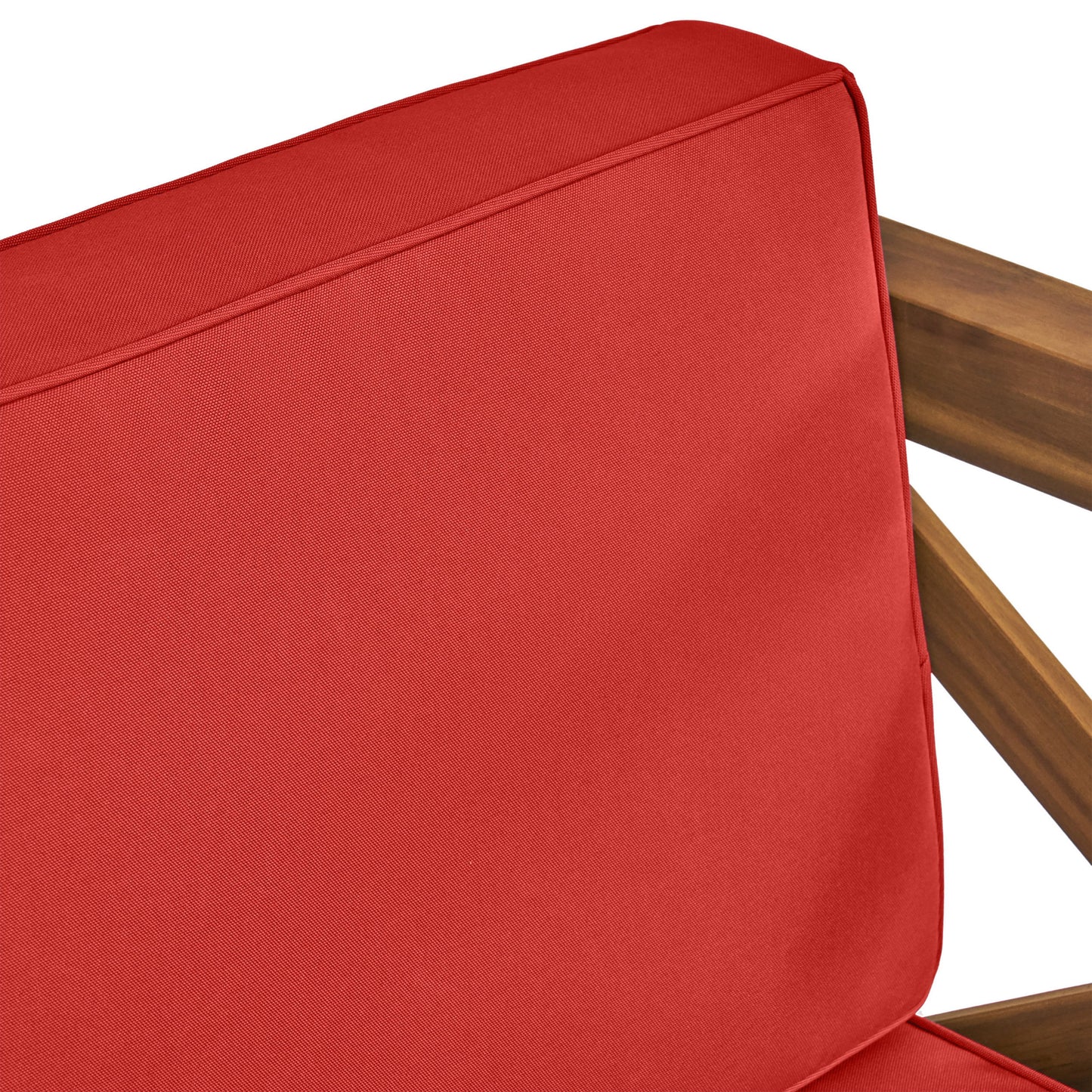 Brava - Modern Club Chair With Water Resistant Cushions - Red