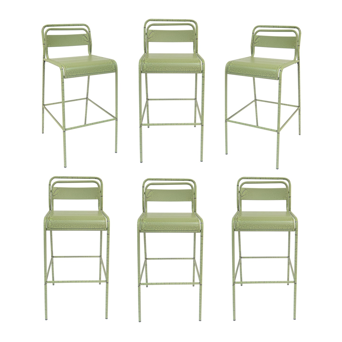 Carmella - Outdoor Barstool (Set of 6) - Green