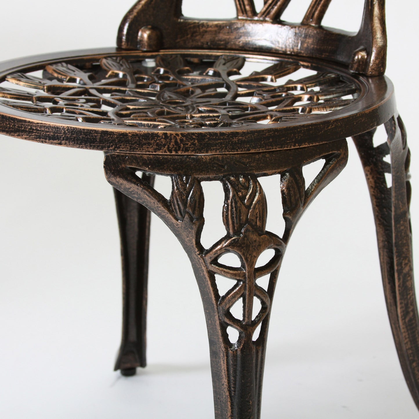 Nassau - Cast 3 Pieces Bistro Set - Copper