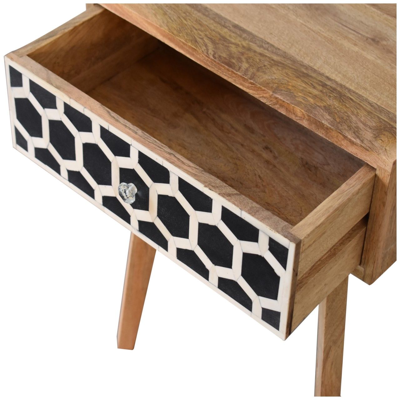 Inlay - Bone Tapered Nightstand - Oak