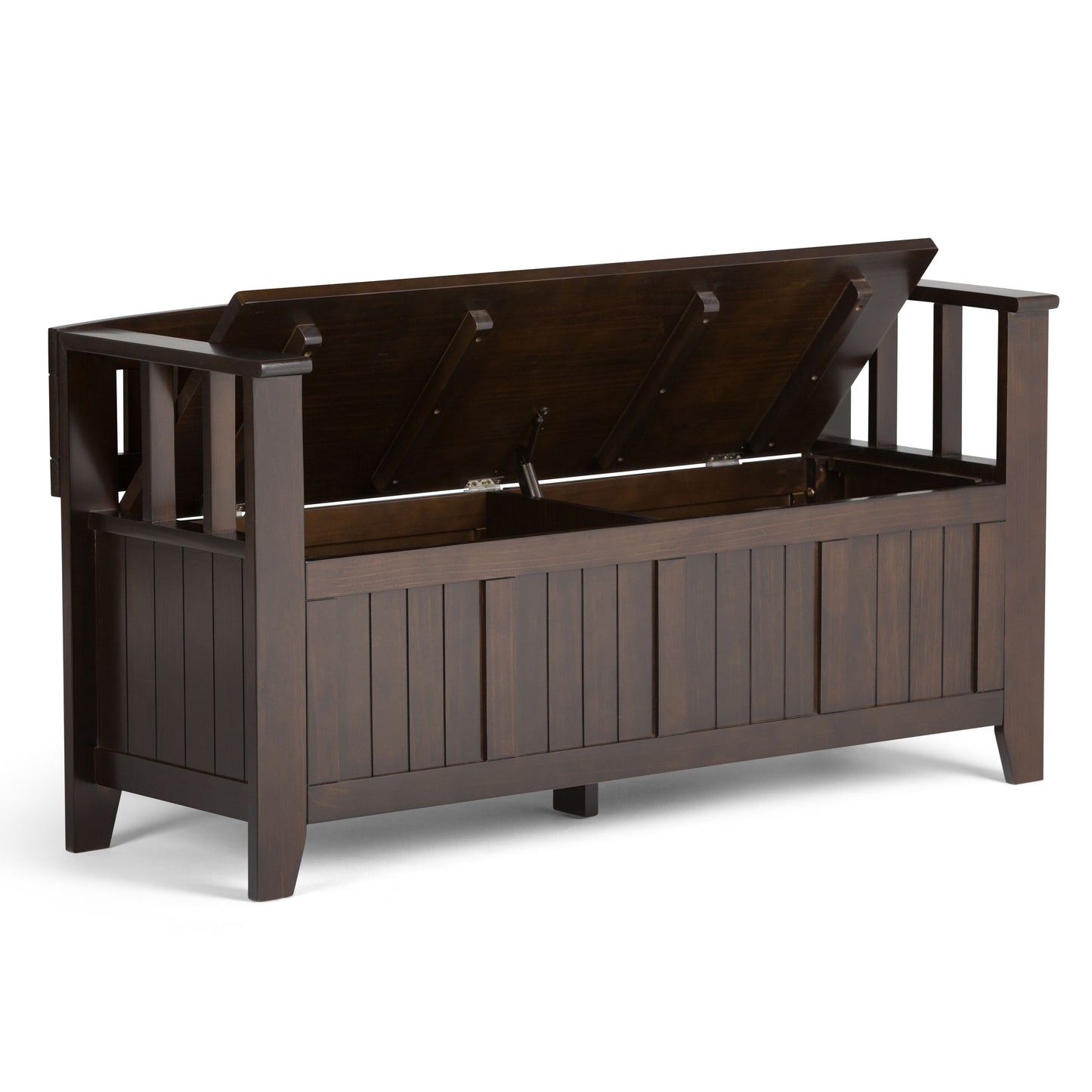 Acadian - Entryway Storage Bench - Brunette Brown