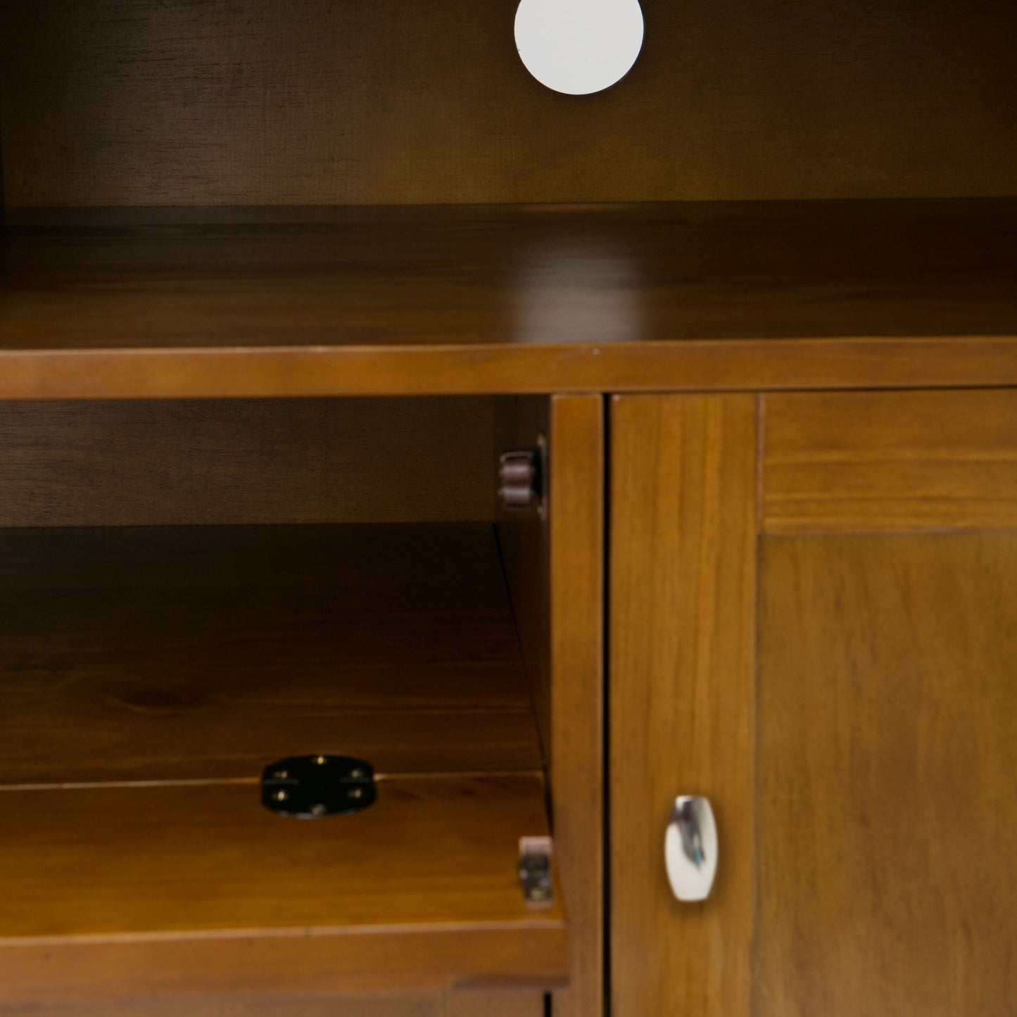 Warm Shaker - TV Media Stand - Light Golden Brown