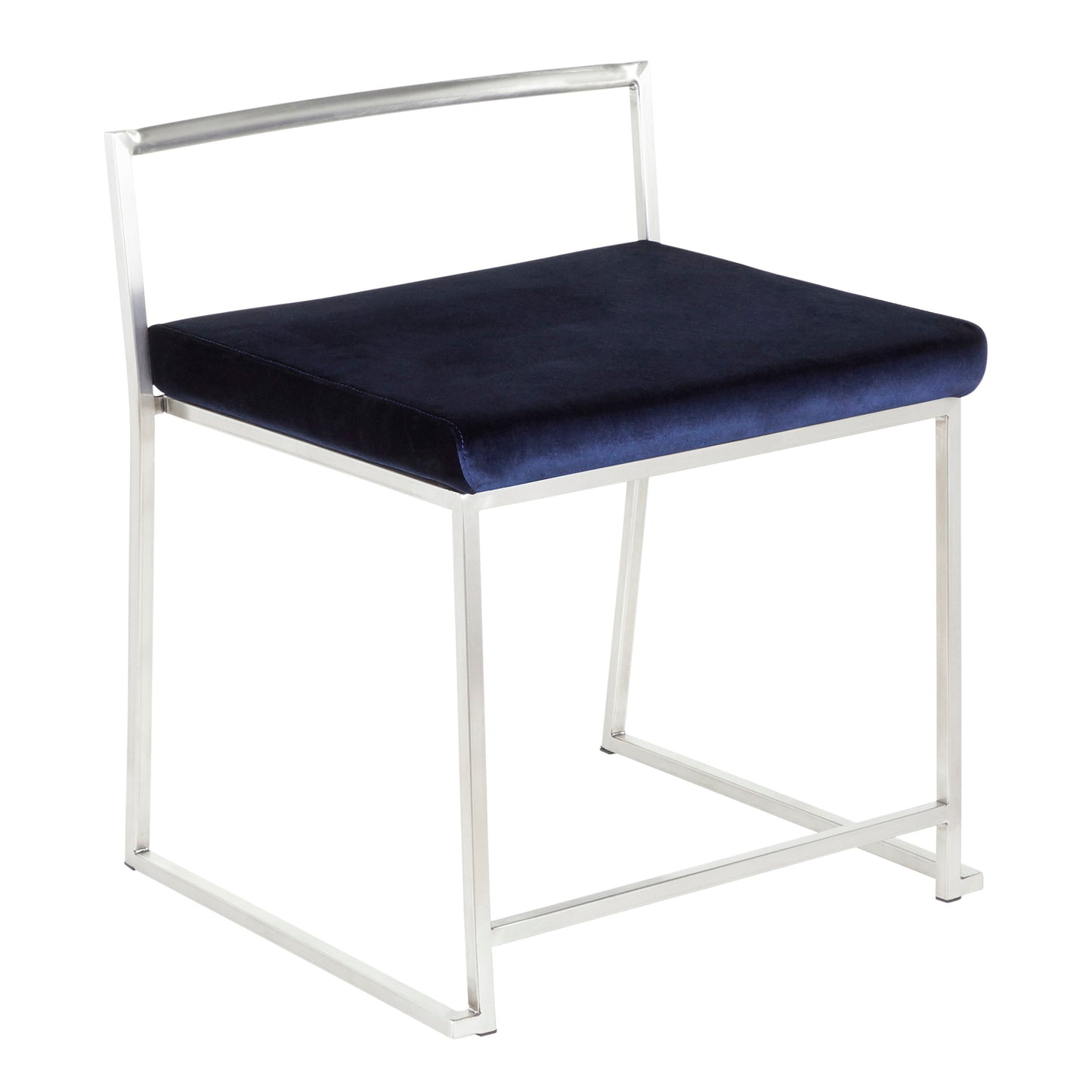 Fuji - Contemporary Stackable Dining Chair (Set of 2) - Blue