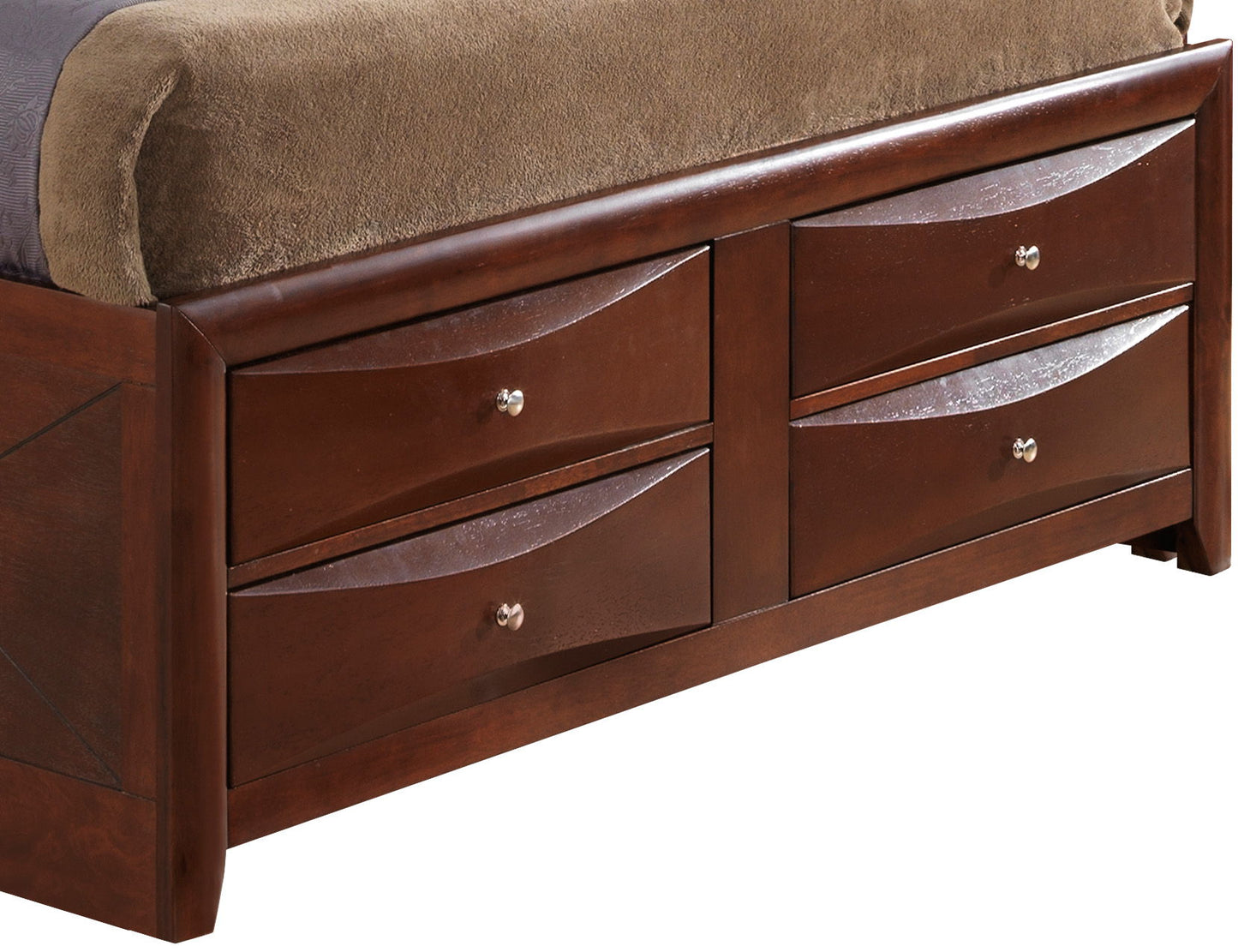 Marilla - Full Storage Bed - Cherry