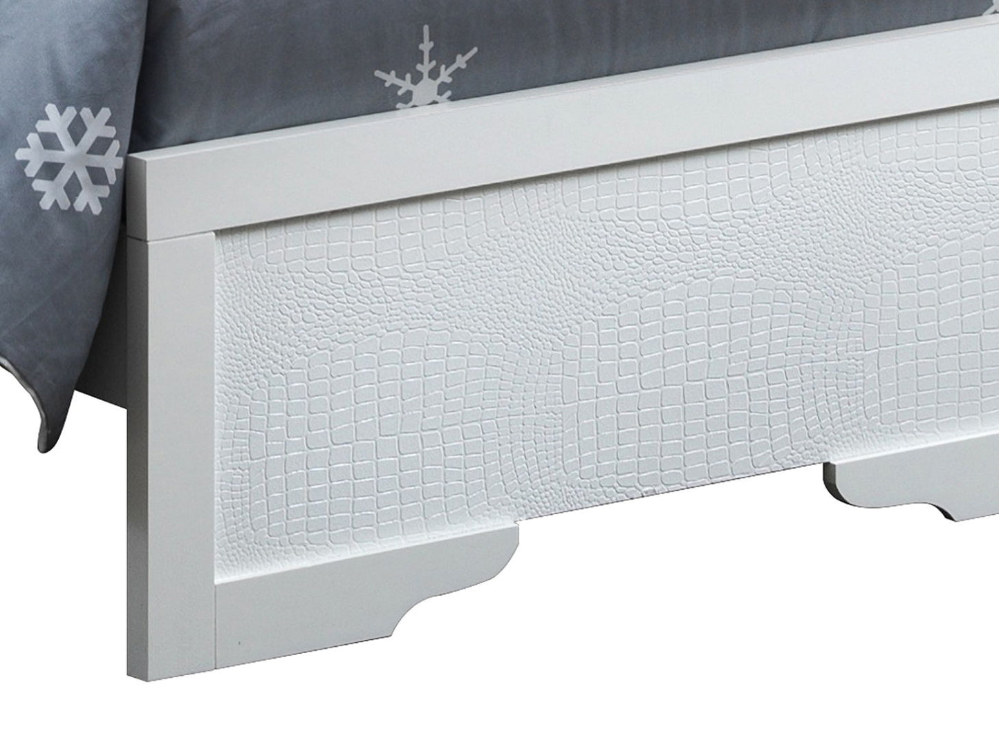 Twin Bed - Silver Champagne