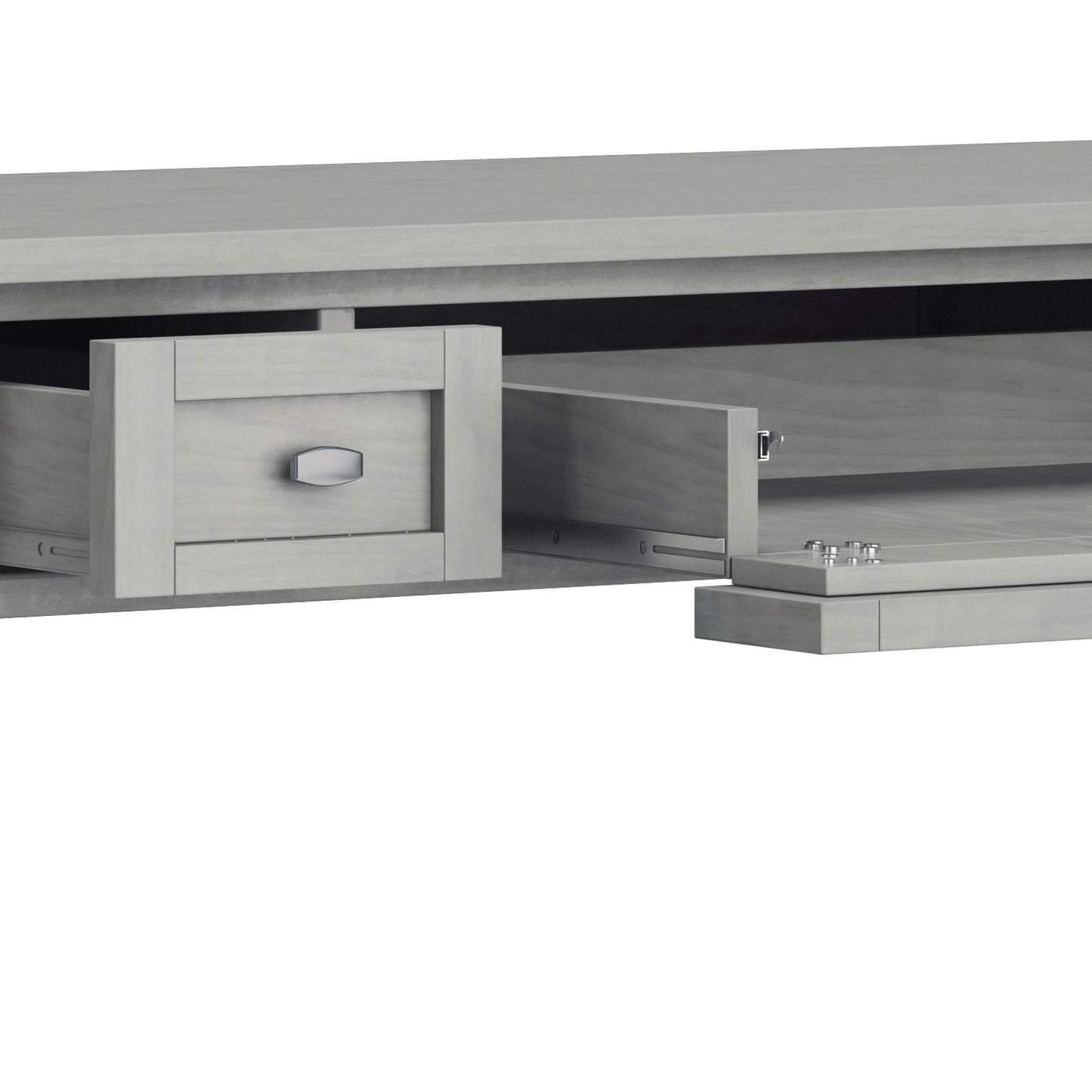 Warm Shaker - Desk - Fog Gray