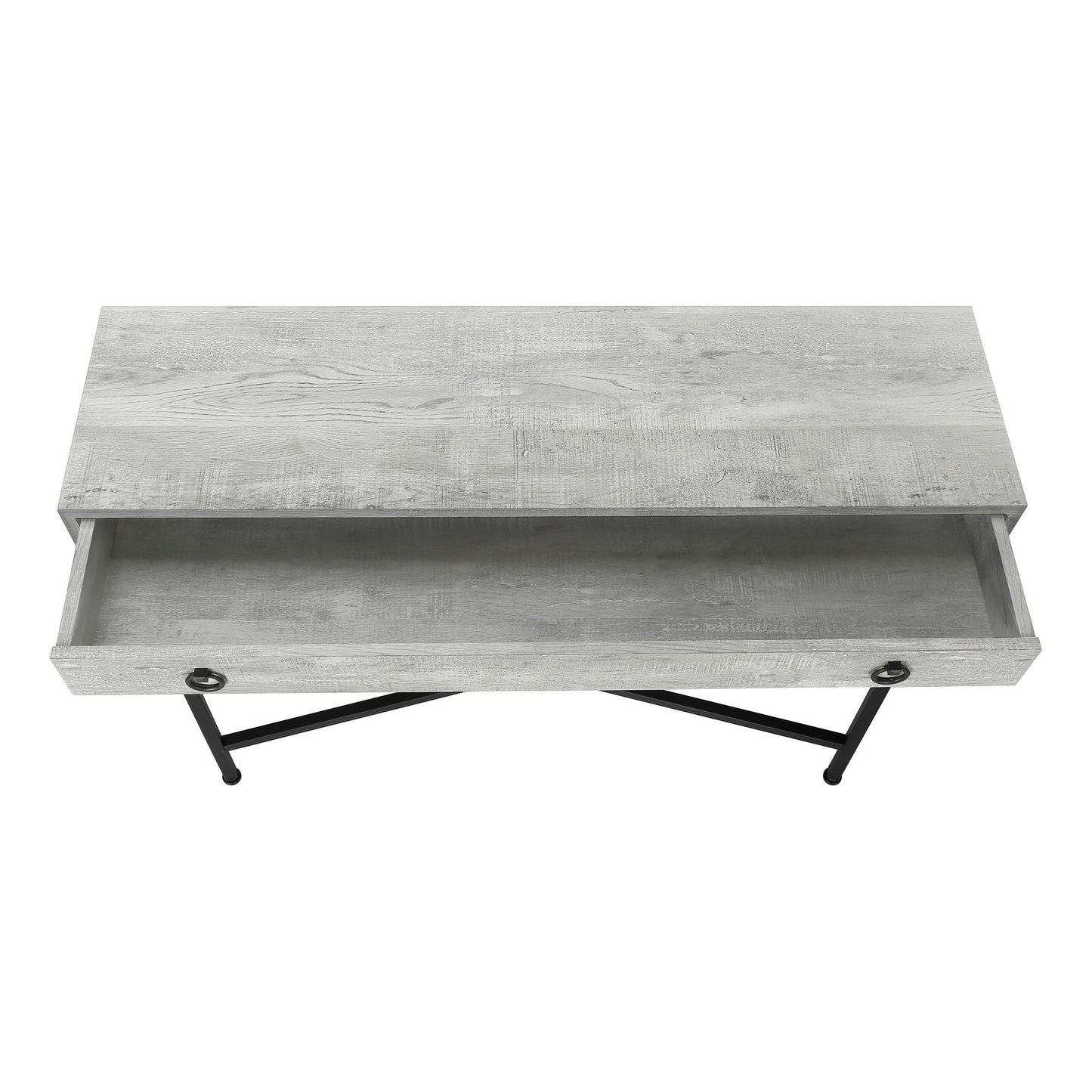 Accent Console Table For Entryway, Storage Drawer, Contemporary & Modern - Gray