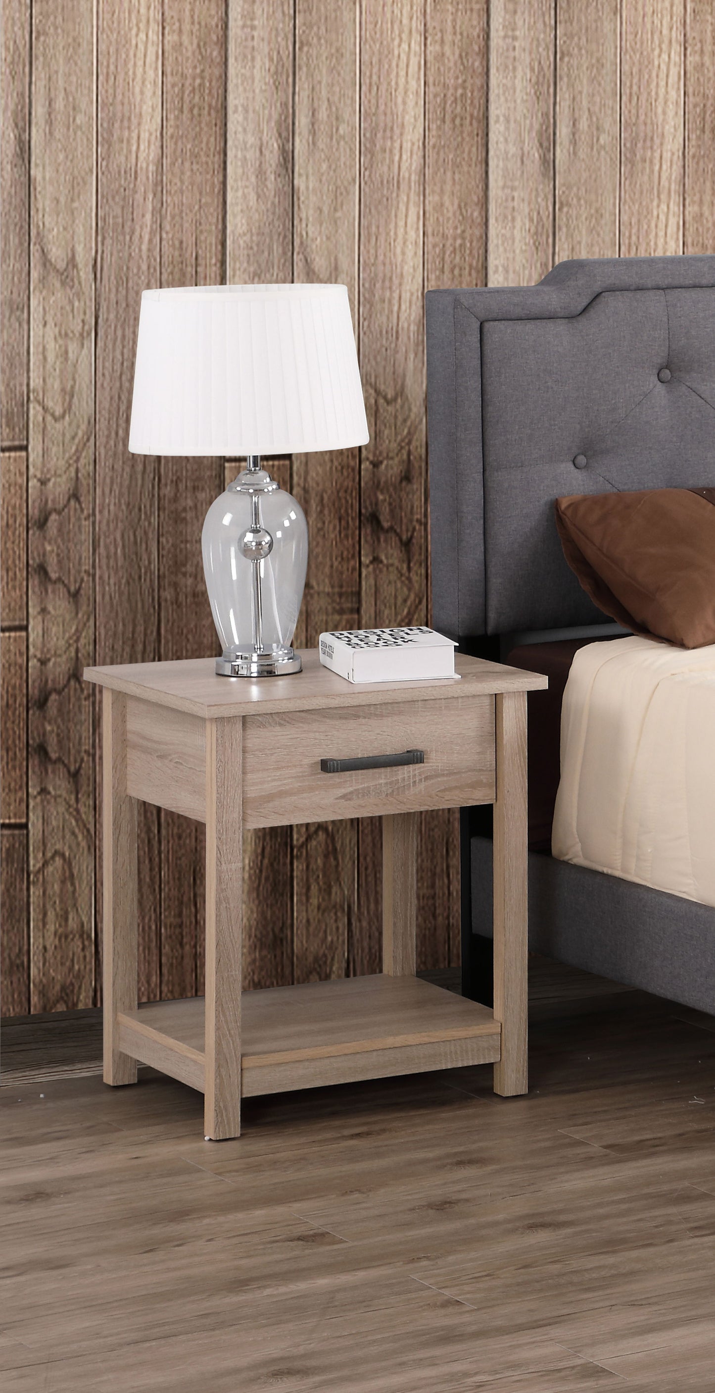 Salem - Nightstand - Brown