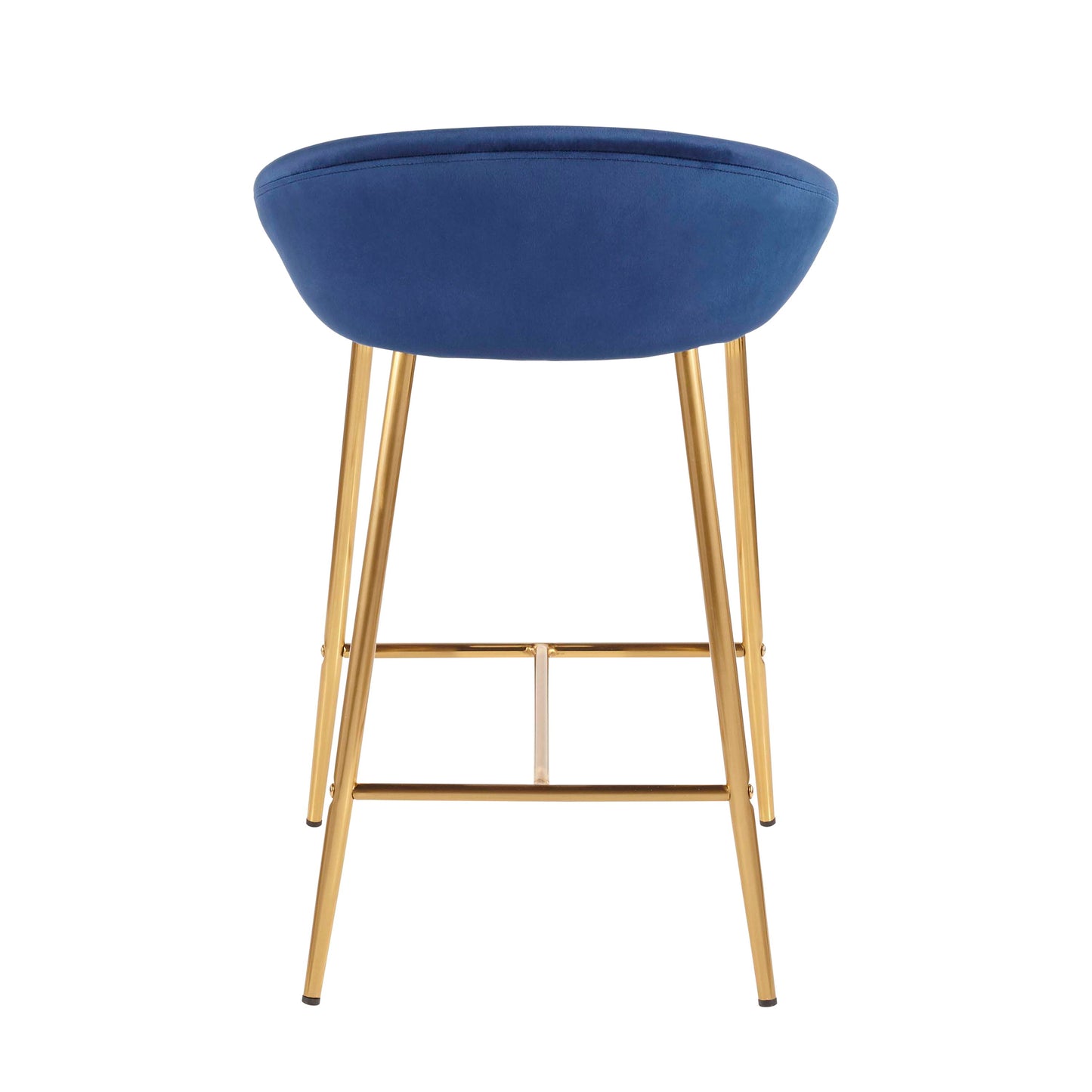 Matisse - Glam Counter Stool (Set of 2) - Gold / Blue