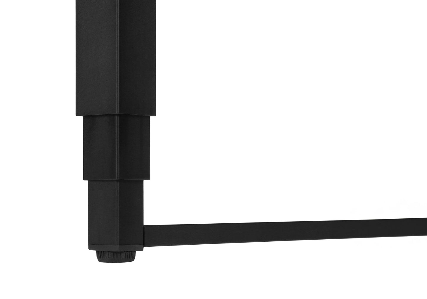 Computer Desk, Home Office, Standing, Adjustable, Laptop, Contemporary - Black