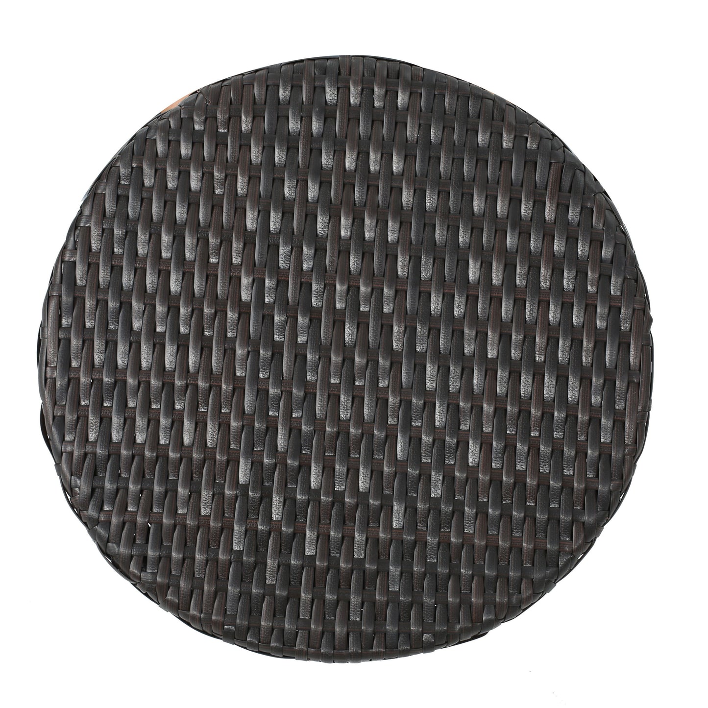 Highest Quality Wicker Hourglass Shaped Side Table - Brown Multi