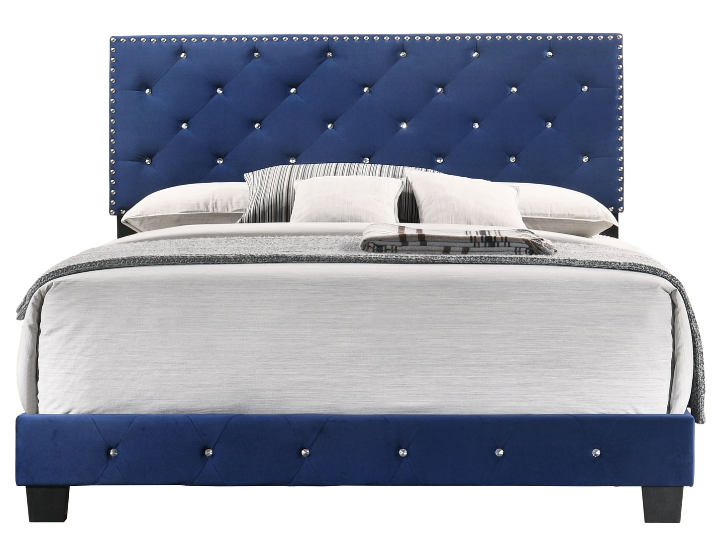 Suffolk - Full Bed - Navy Blue