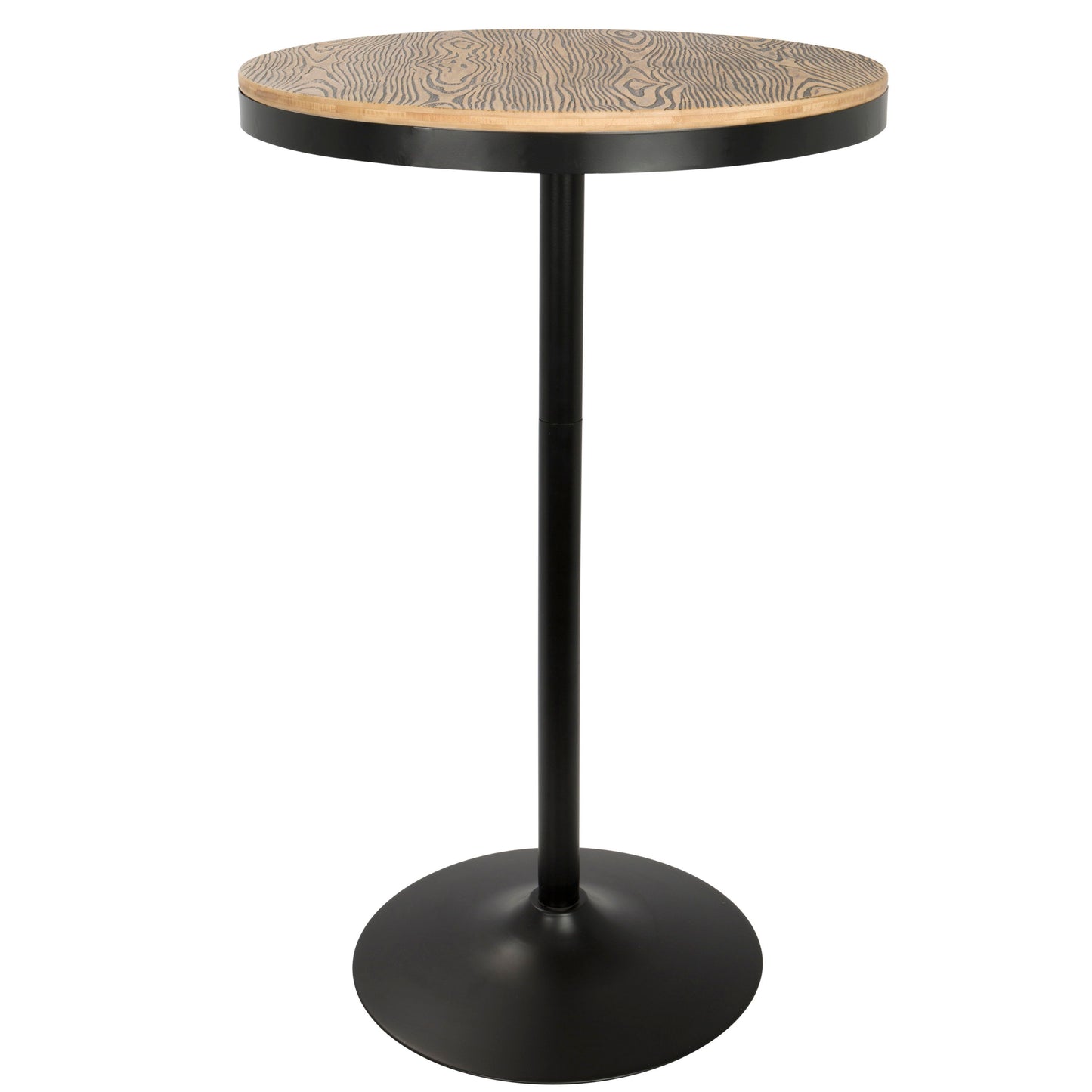 Dakota - Industrial Adjustable Bar / Dinette Table - Black