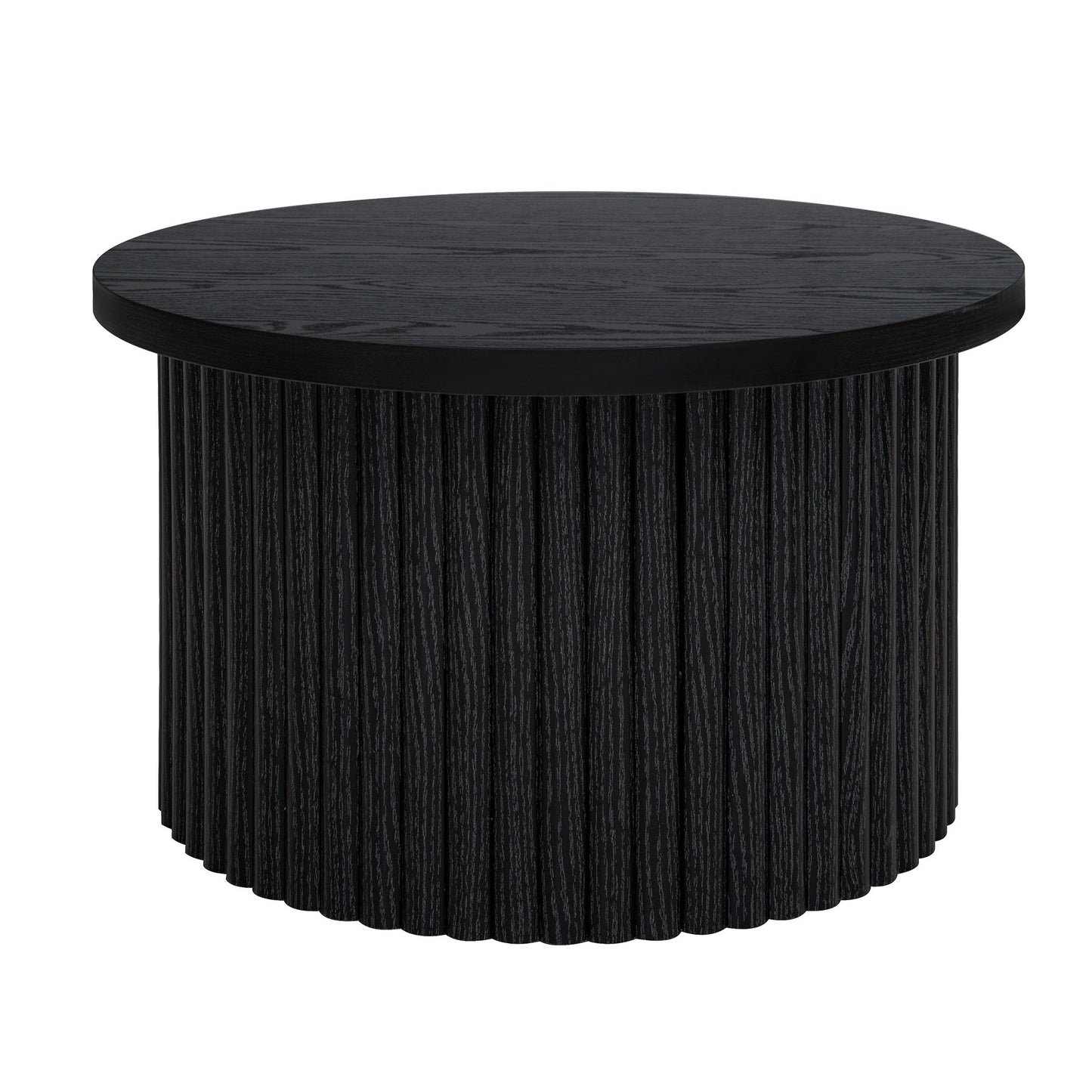 Coffee Table (Set of 2), Round Coffee Table, Modern Side Tables Accent End Table For Living Room - Black