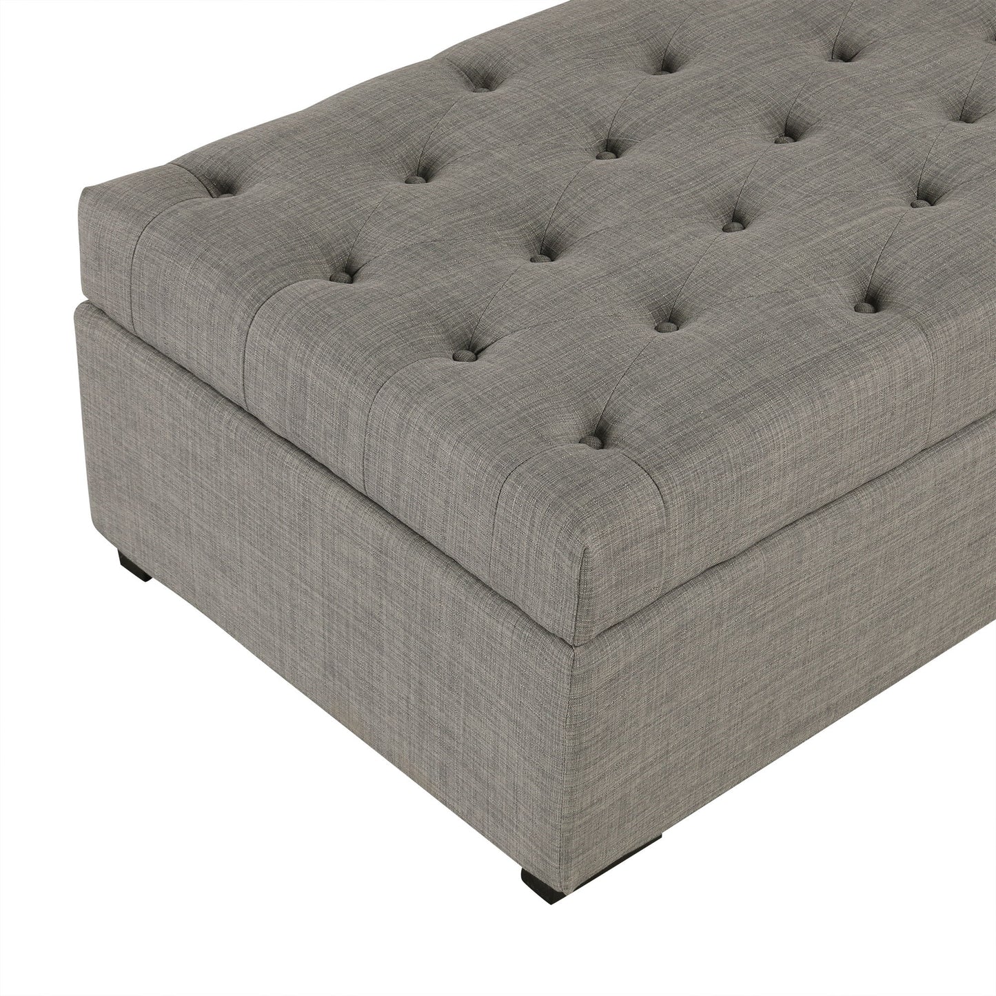 Convertible Ottoman Sleeper With Memory Mattress - Gray - Gray