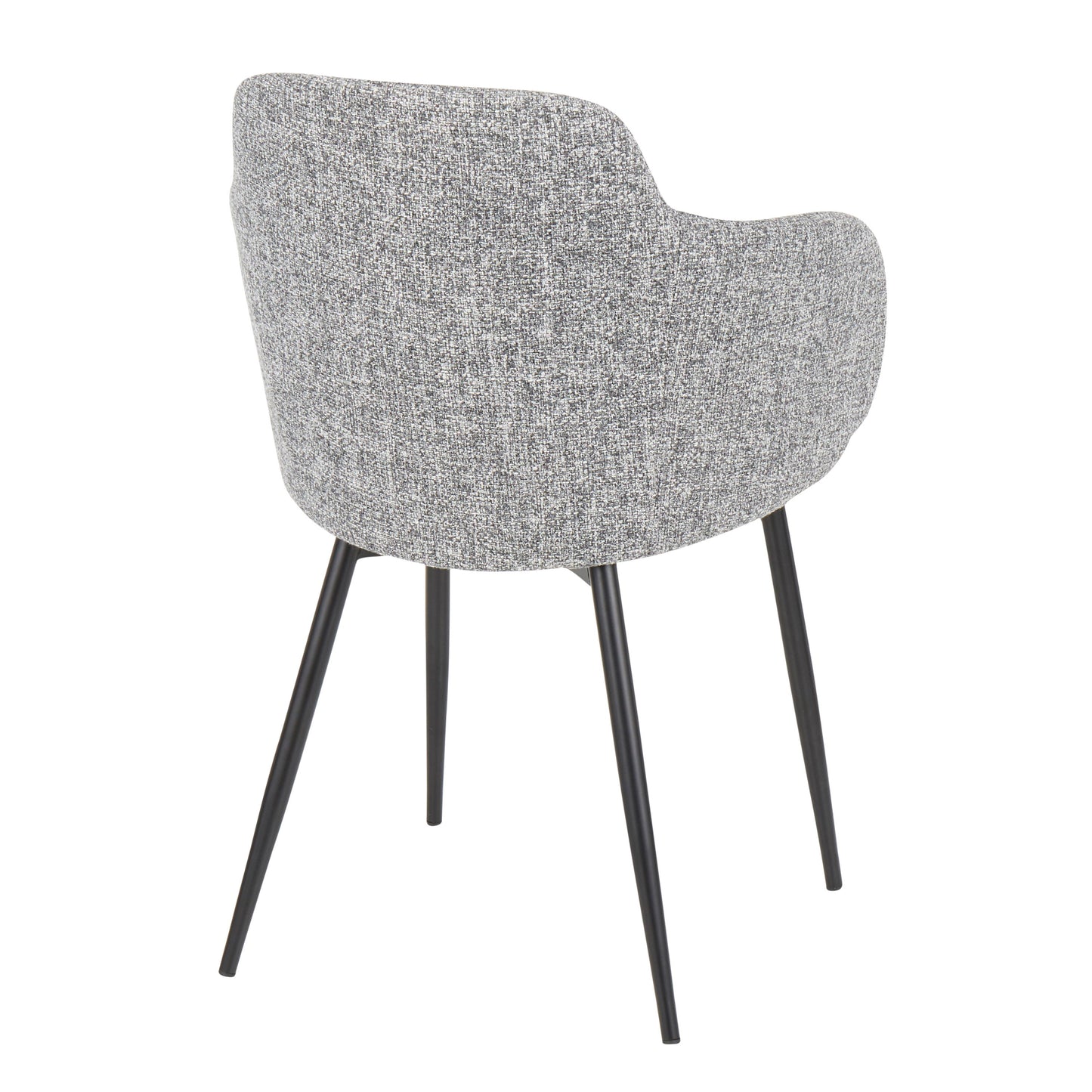 Boyne - Contemporary Chair (Set of 2) - Black / Dark Gray