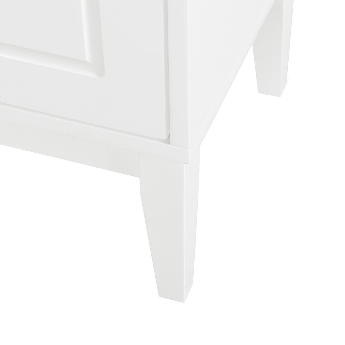 4 Door Sideboard Storage Cabinet With Door Shelf For Living Room And Dining Room, 2 Large Cabinets With Adjustable Shelf - White