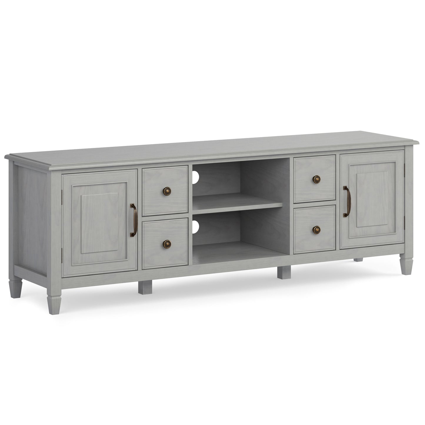 Connaught - Wide TV Stand - Fog Gray