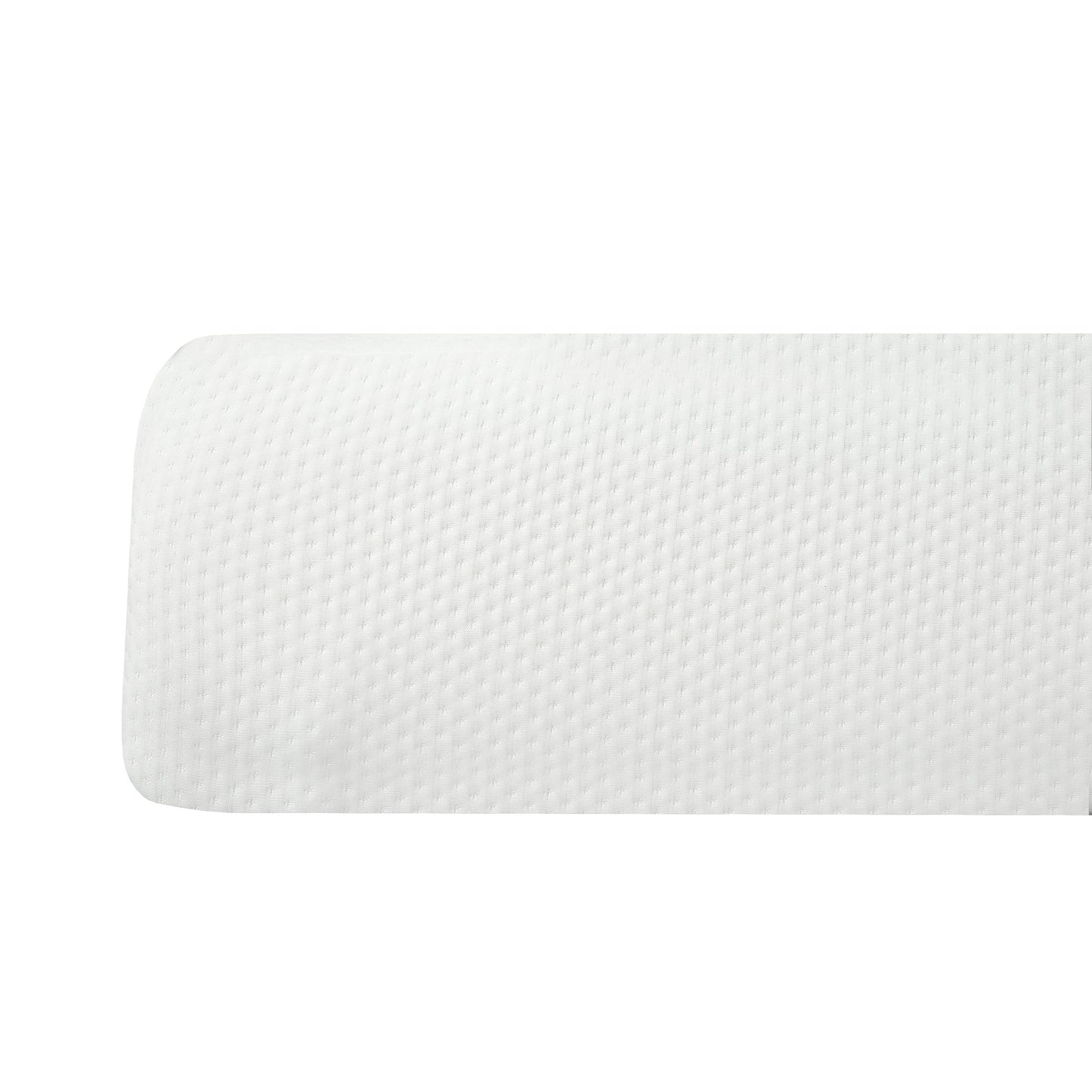 Plush 8" Gel Memory Foam Mattress For Queen Size Bed Polyester Aloe Vera Cover - White