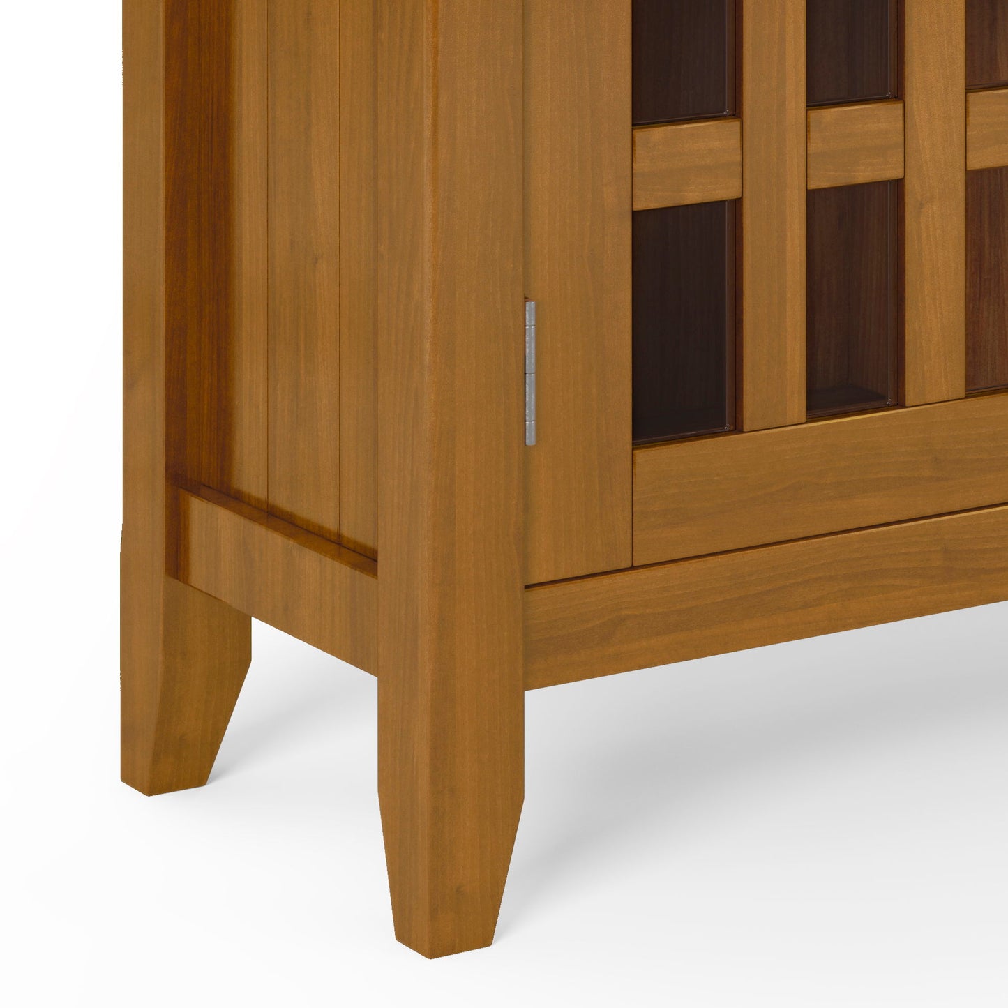 Bedford - Low Storage Media Cabinet - Light Golden Brown