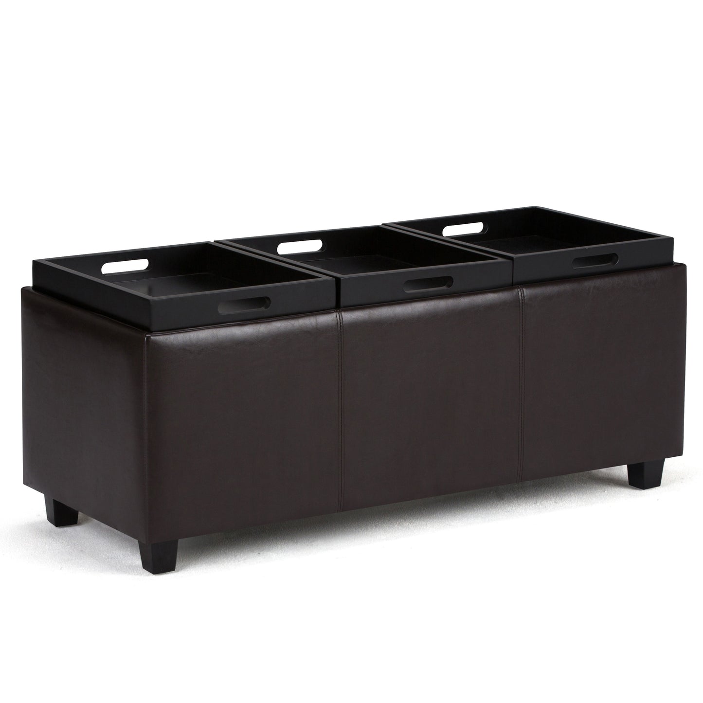 Avalon - Storage Ottoman - Tanners Brown
