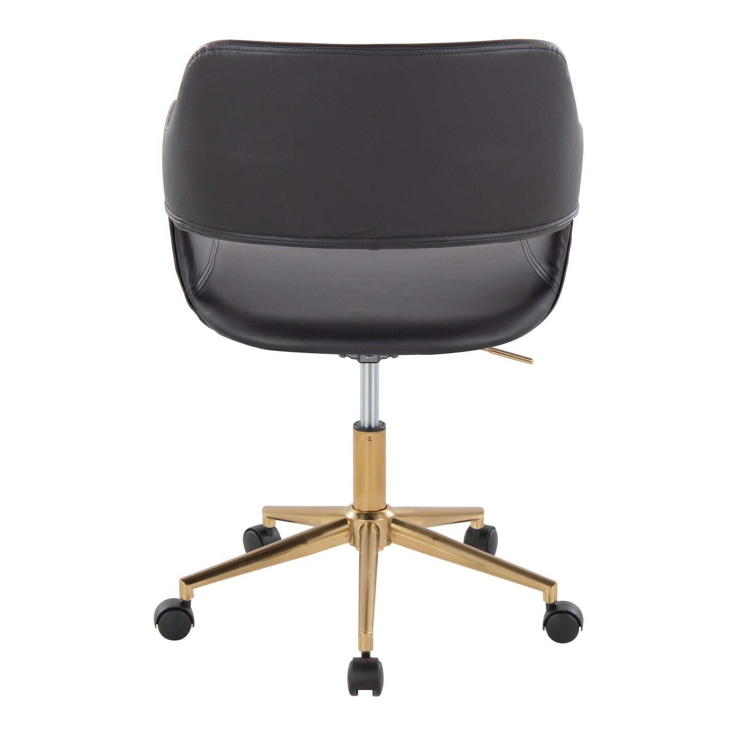 Margarite - Contemporary Task Chair - Gold / Black