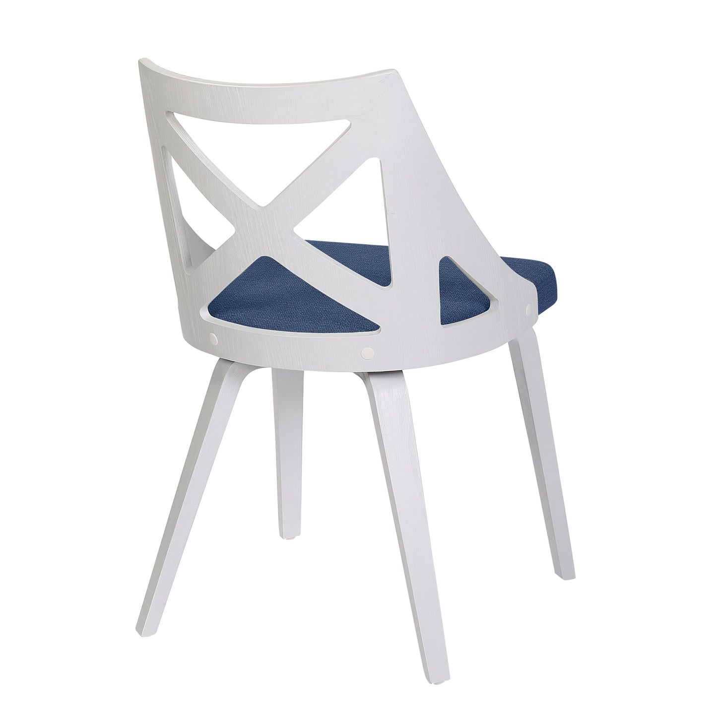 Charlotte - Farmhouse Chair (Set of 2) - White / Blue