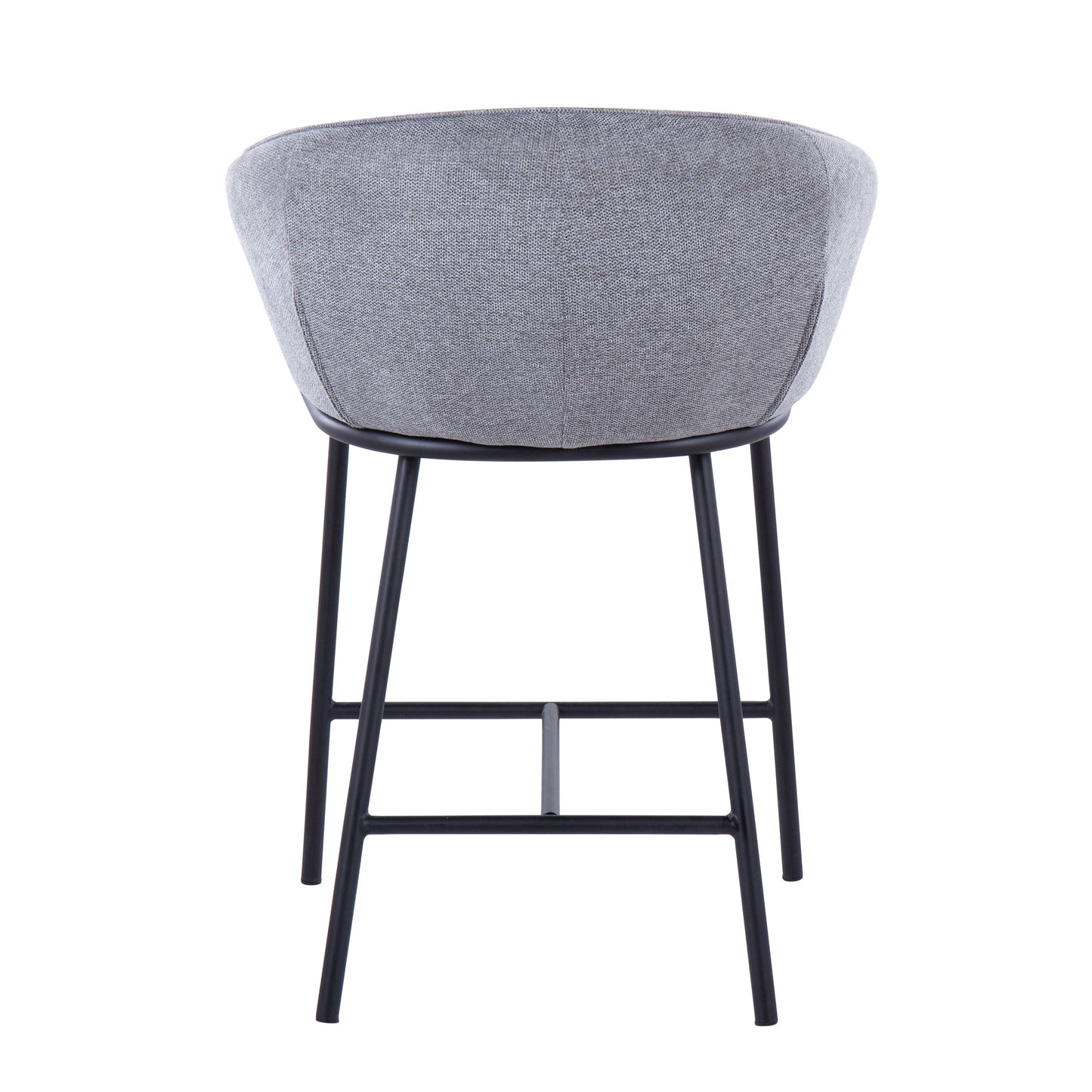Ashland - Contemporary Counter Stool (Set of 2) - Black / Gray