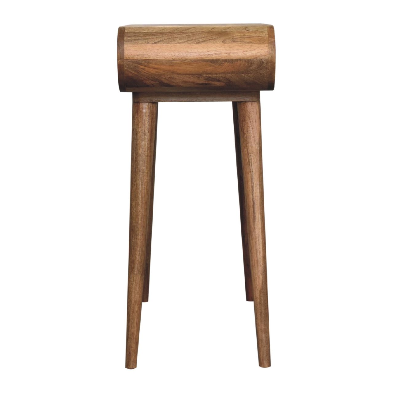 Mini Round Dressing Table - Oak