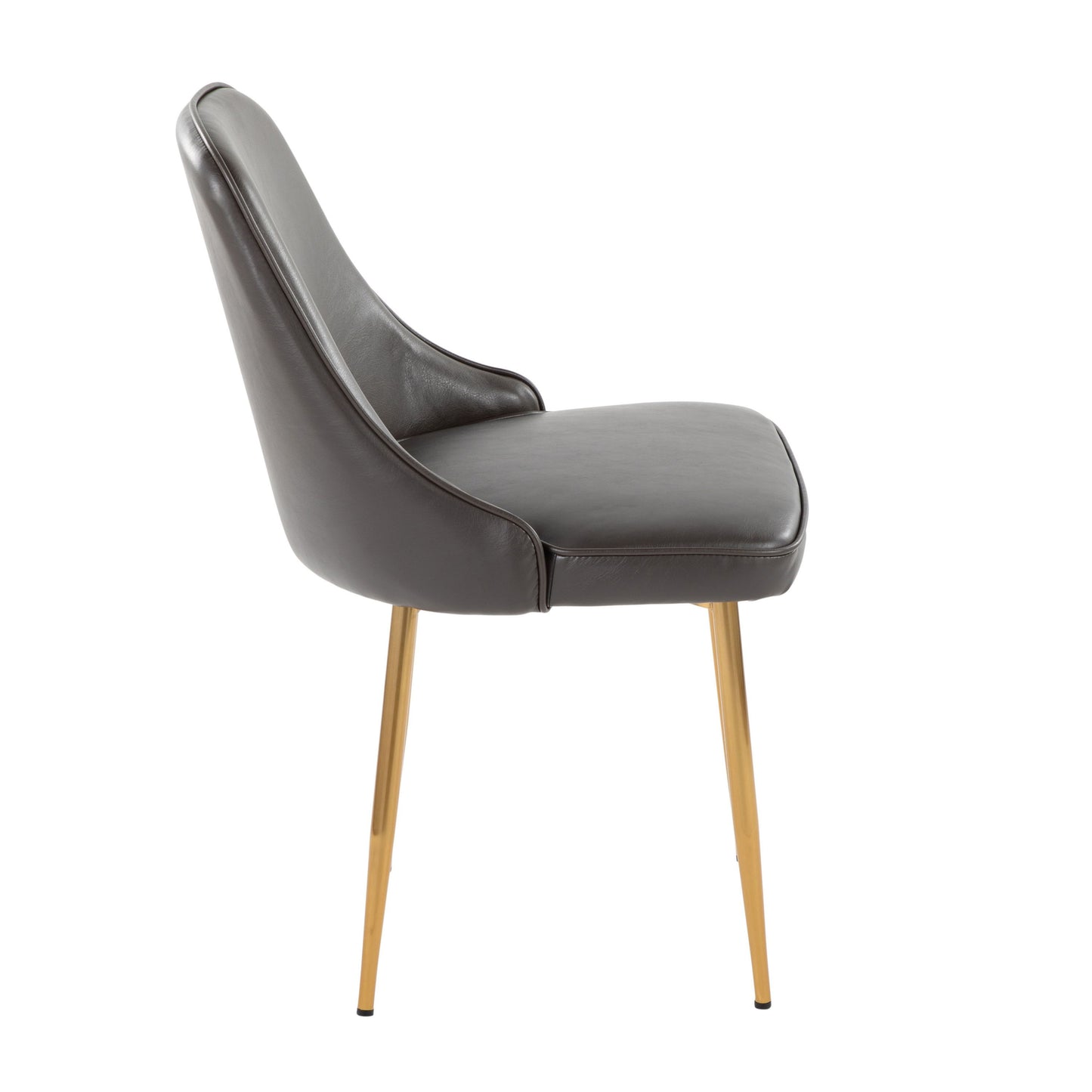 Marcel - Contemporary / Glam Dining Chair (Set of 2) - Gray