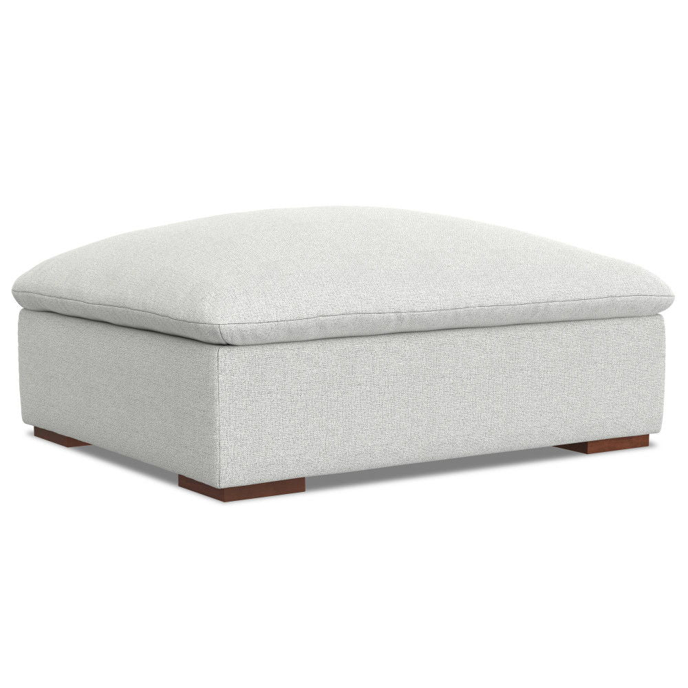 Jasmine - 2 Seater Sofa And Ottoman - Gray